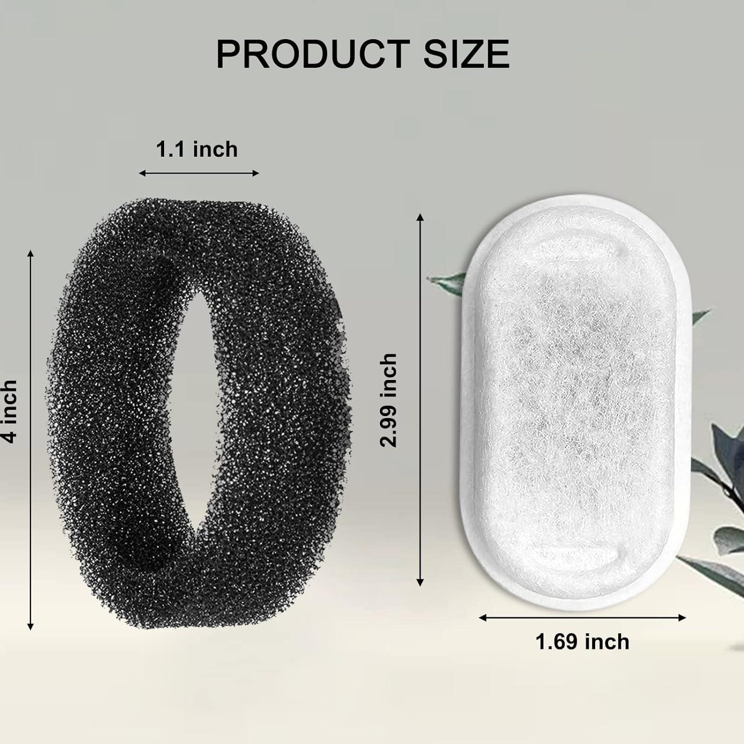 Filtros de agua para gatos Petilog - 8 filtros y 8 esponjas