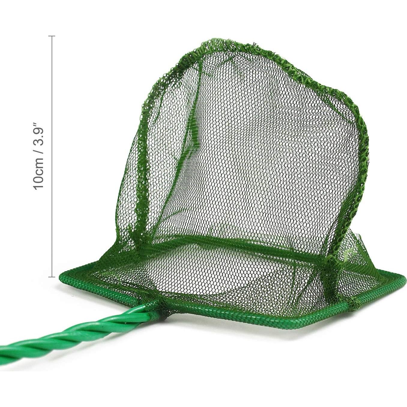 Red de Peces Awpeye 4 Pcs Nylon 10.16 cm Mango Plástico