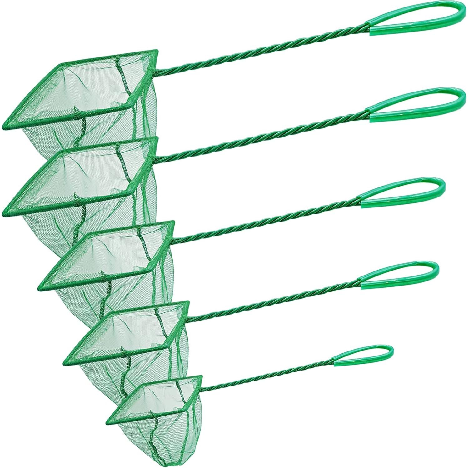 Paquete de 5 Redes para Peces QXBXYHM - Malla Nylon Verde