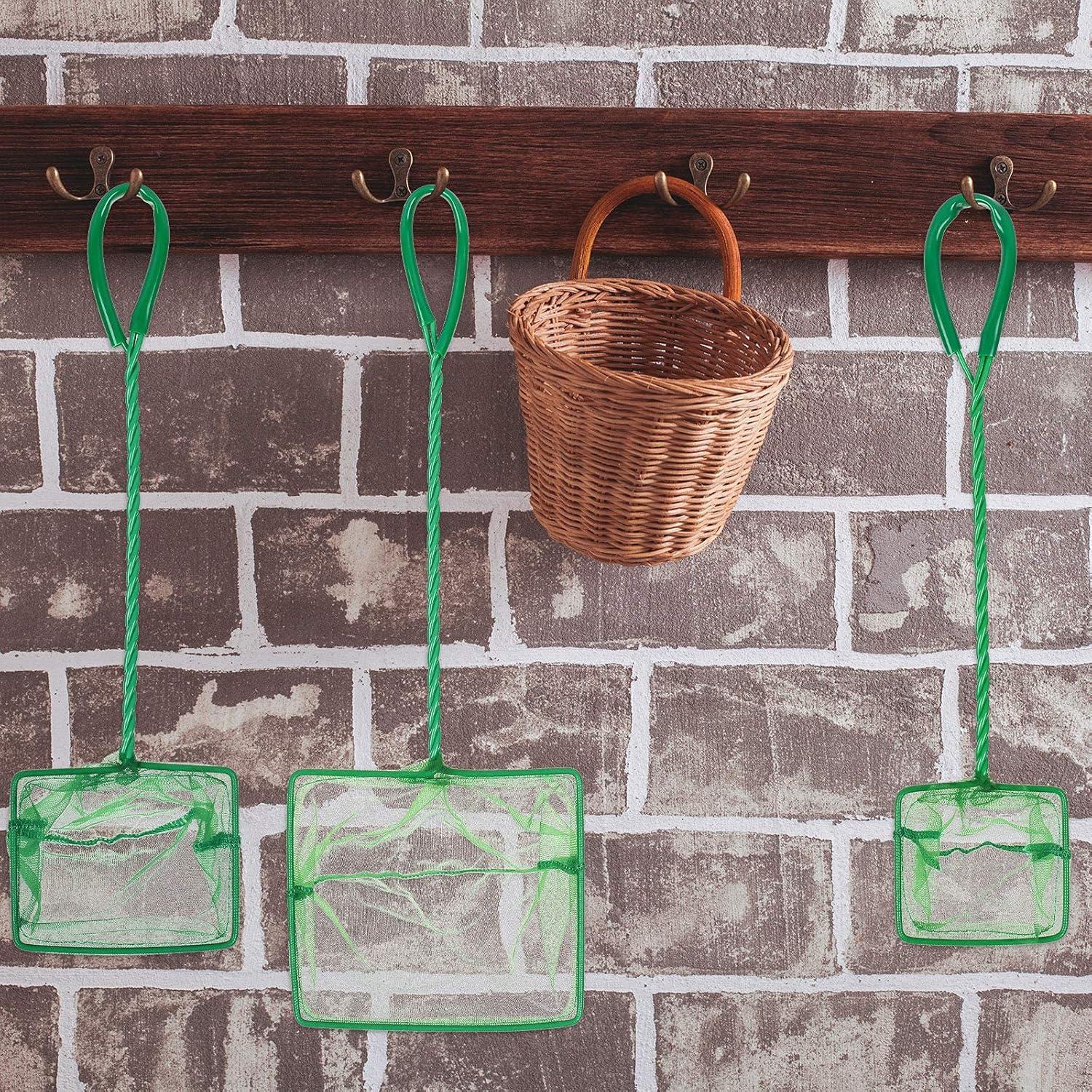 Conjunto de 3 Redes de Acuario DAGUANZHI Nylon Verde 7.62-15.24cm