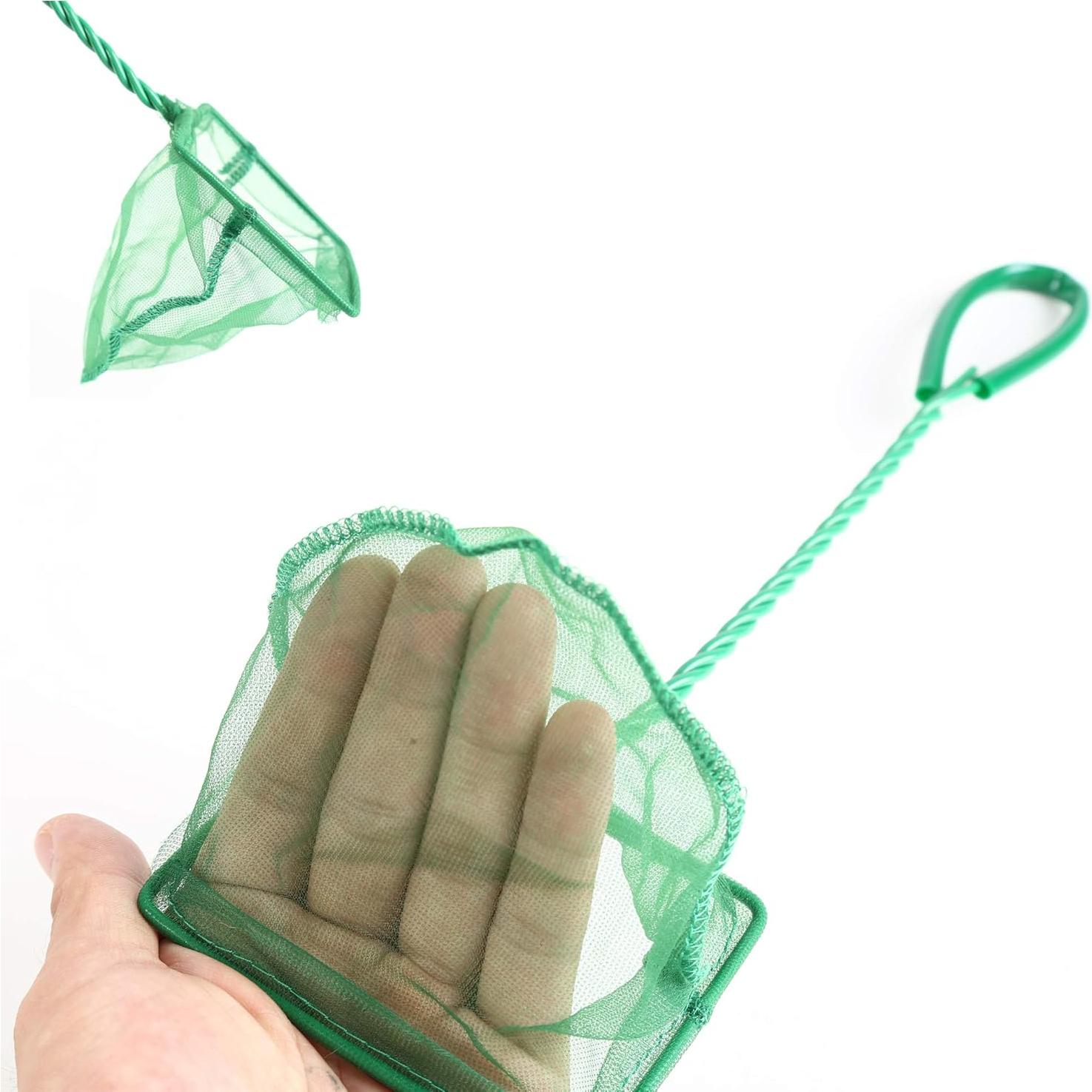 Conjunto de 3 Redes de Acuario DAGUANZHI Nylon Verde 7.62-15.24cm