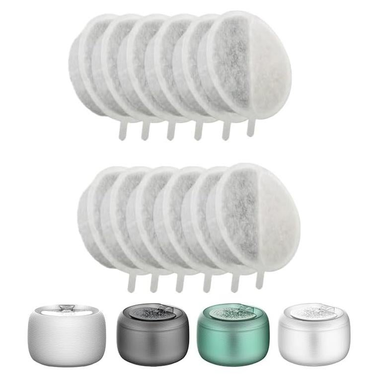 Filtros de Reemplazo Nugget - Paquete de 12 - Carbón Activado