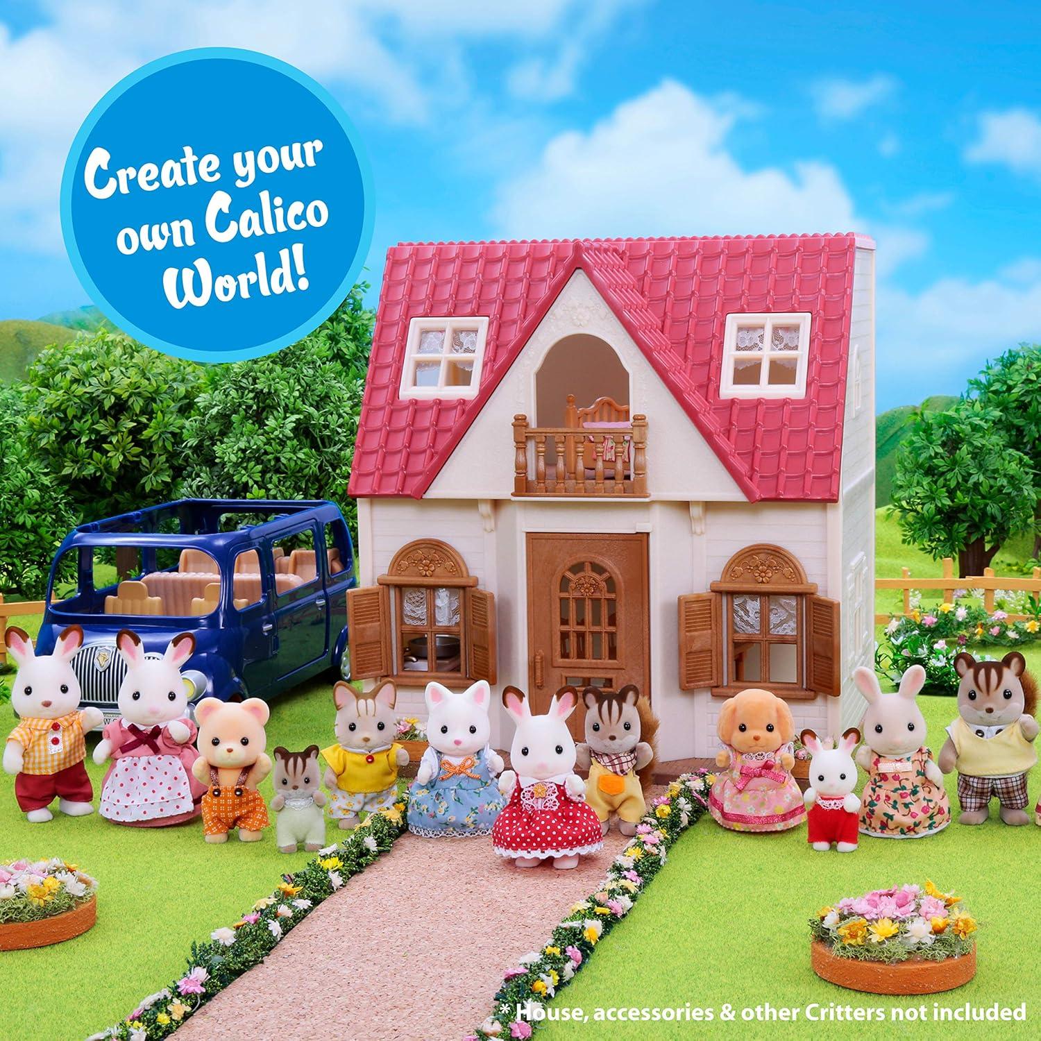 Familia de Gatos Sandy Calico Critters 4 Figuras 7,62 cm