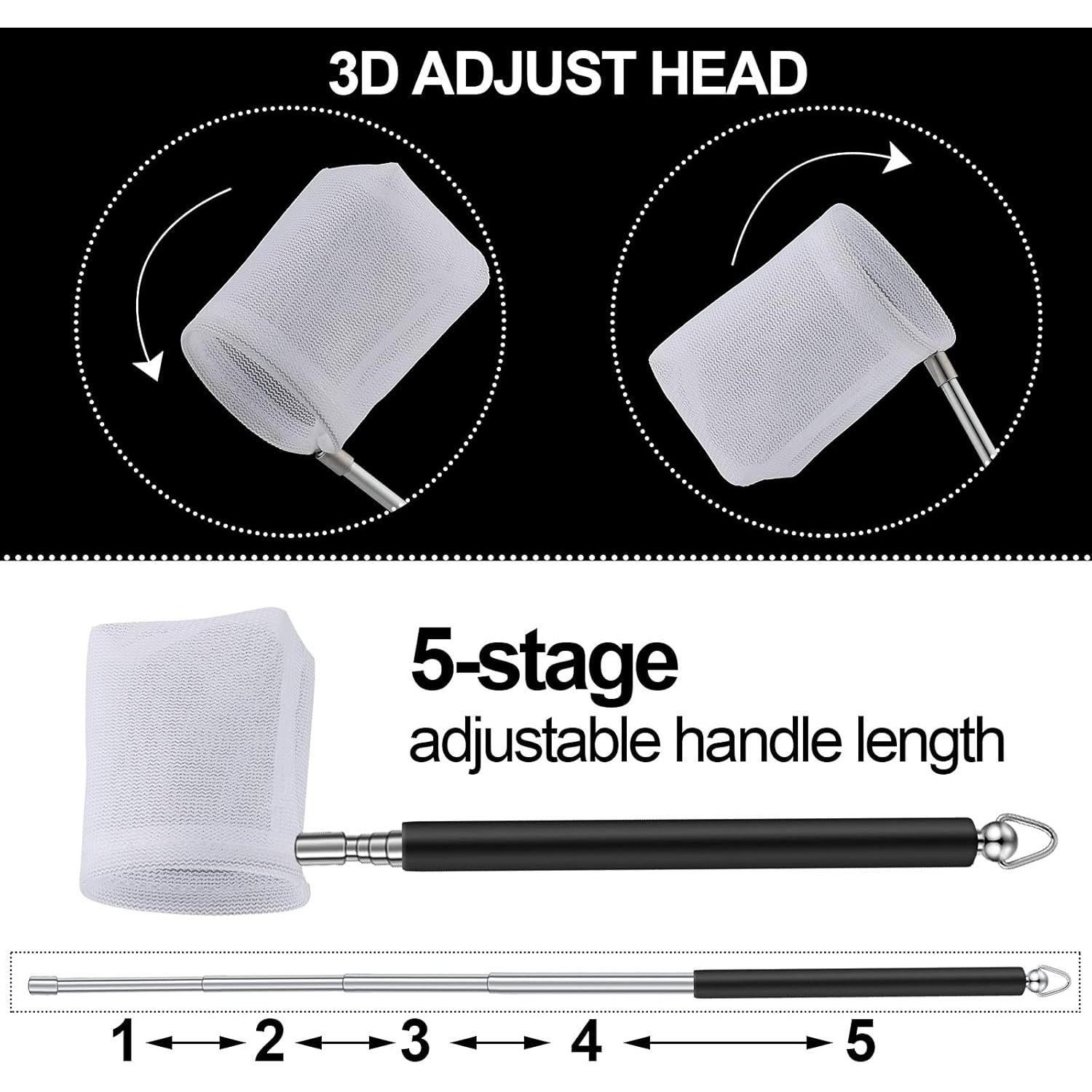 Red de Acuario para Camarones Shappy 4 Piezas Mango Extensible