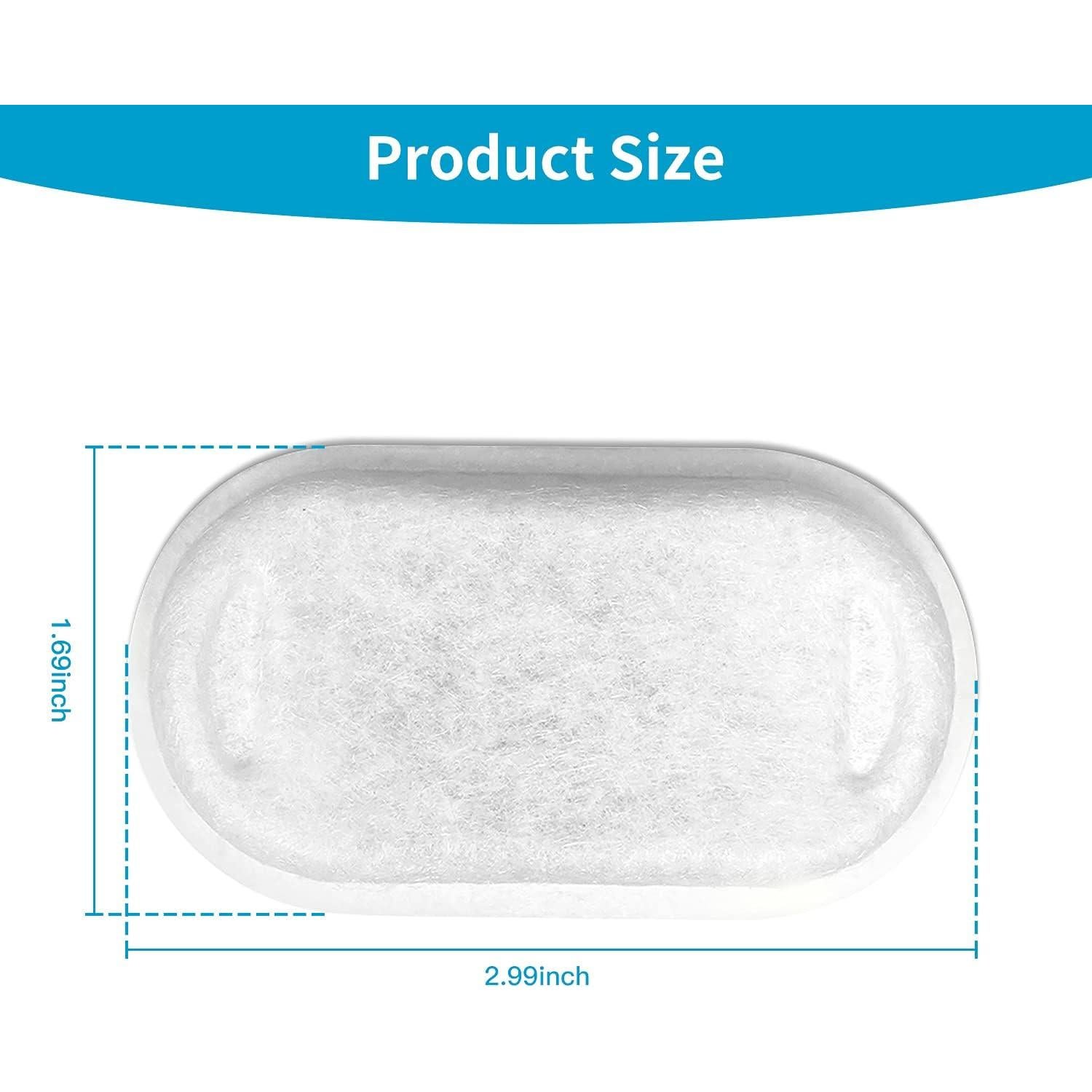 Paquete de 16 Filtros de Reemplazo VinDox para Fuente de Agua