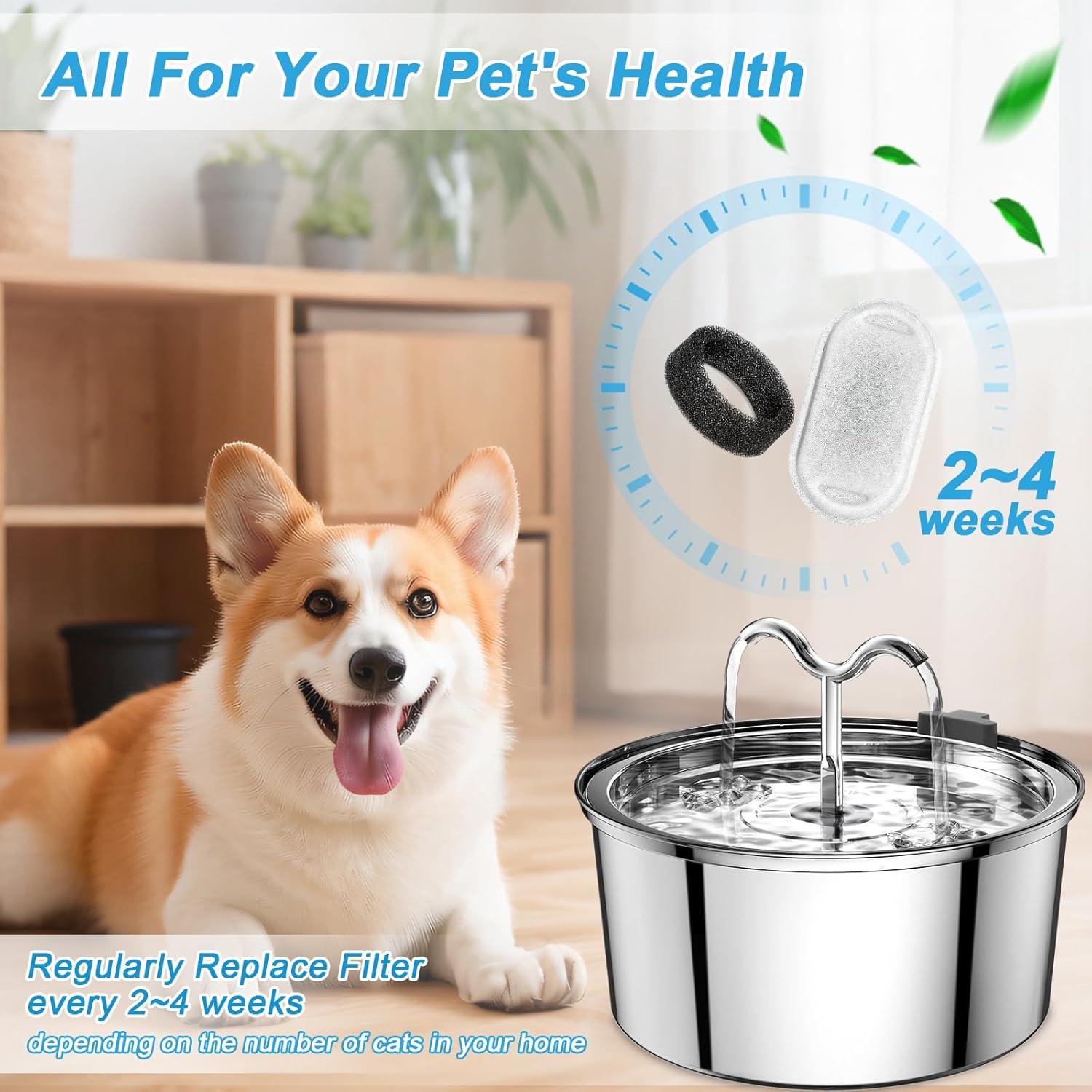 Filtros de Reemplazo para Fuente de Agua Beyolike 8 Piezas