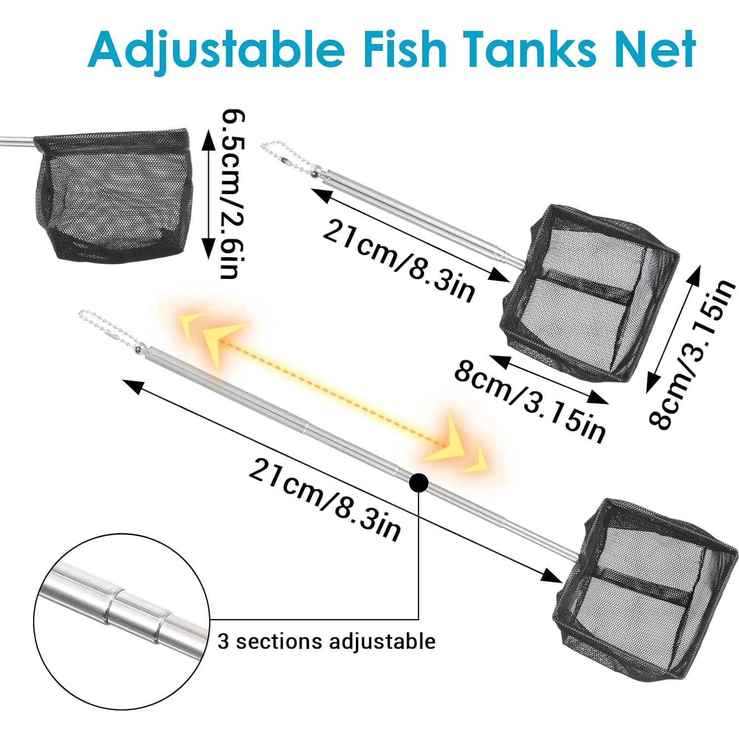 Red para Acuario Yuanan con Mango Telescópico 21-48 cm