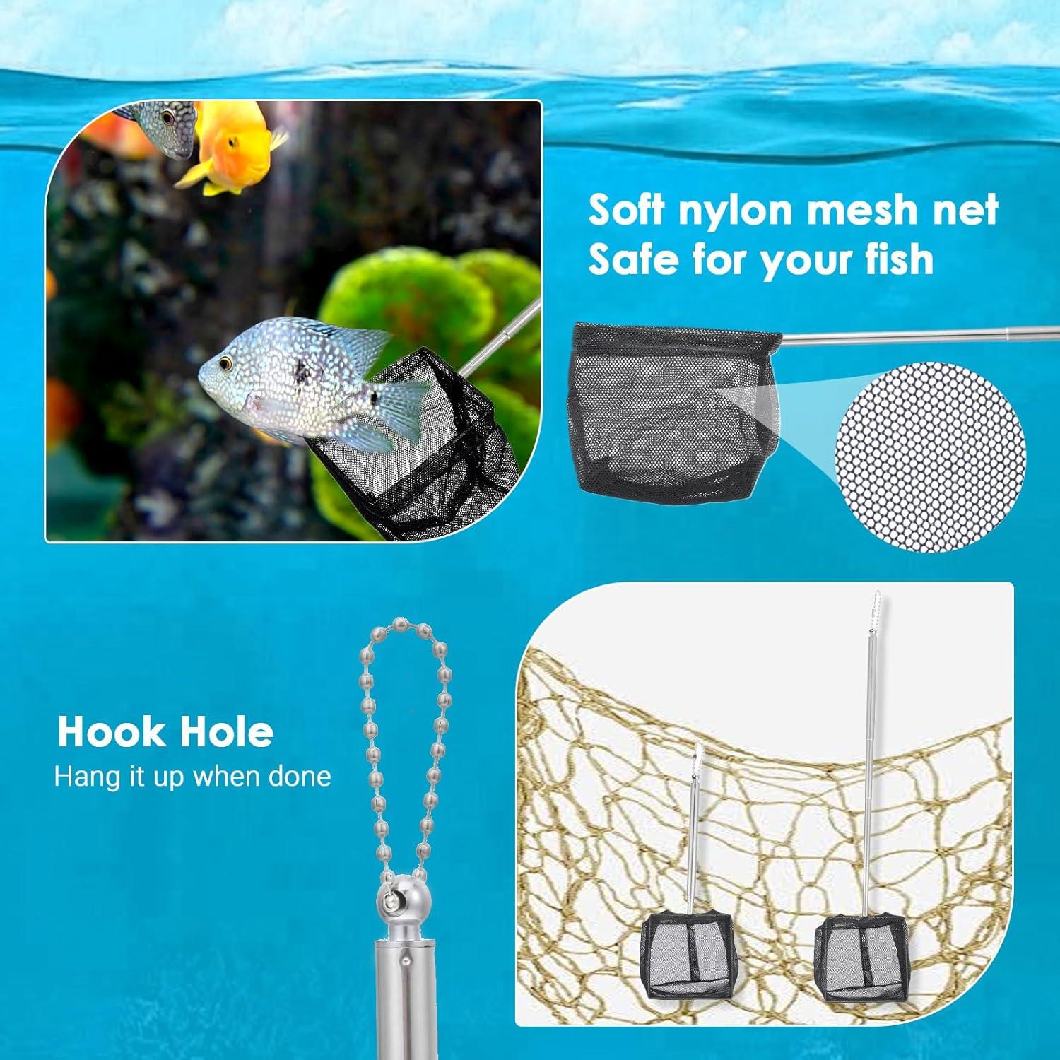 Red para Acuario Yuanan con Mango Telescópico 21-48 cm