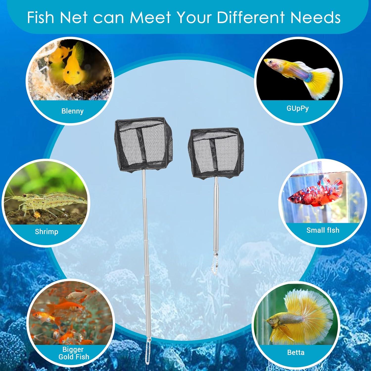 Red para Acuario Yuanan con Mango Telescópico 21-48 cm