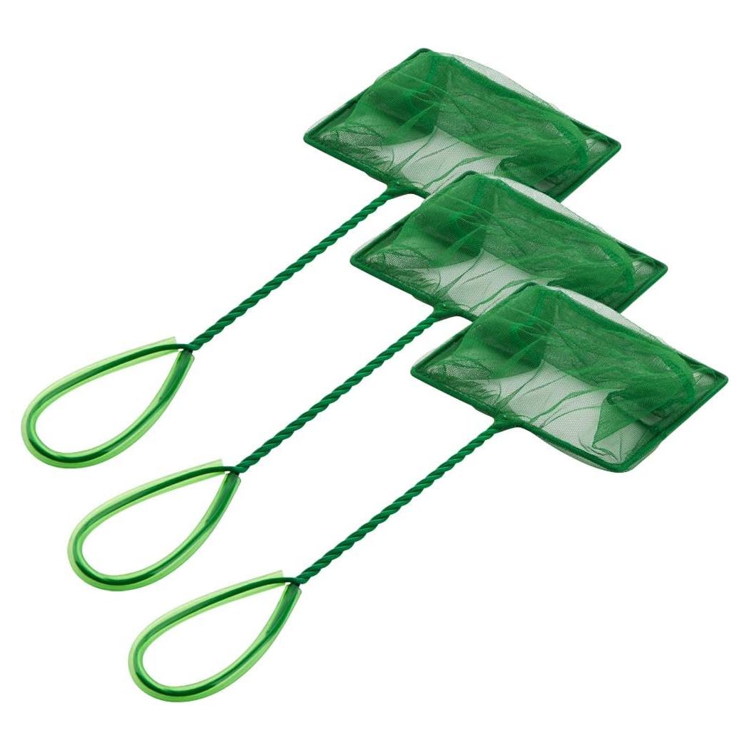 Paquete de 3 Redes de Pesca DQITJ 15 cm Antideslizantes