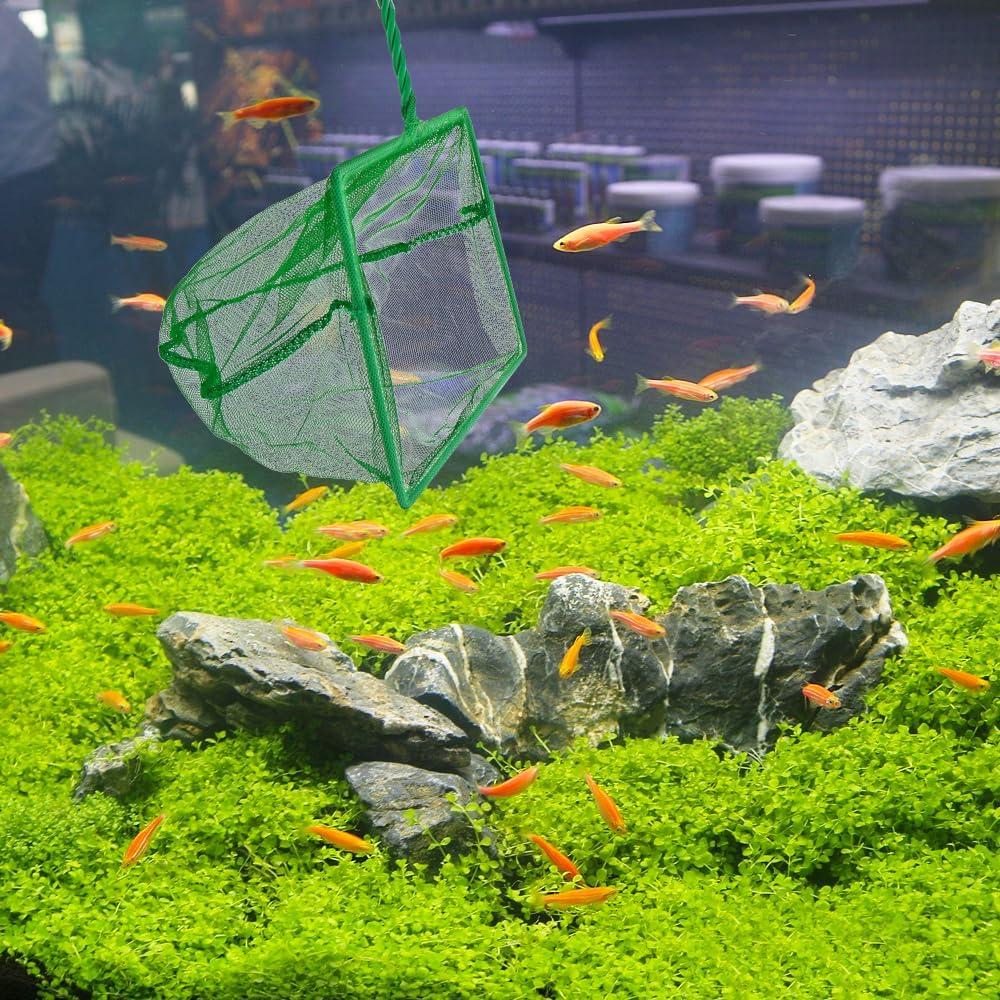 Paquete de 3 Redes de Pesca DQITJ 15 cm Antideslizantes