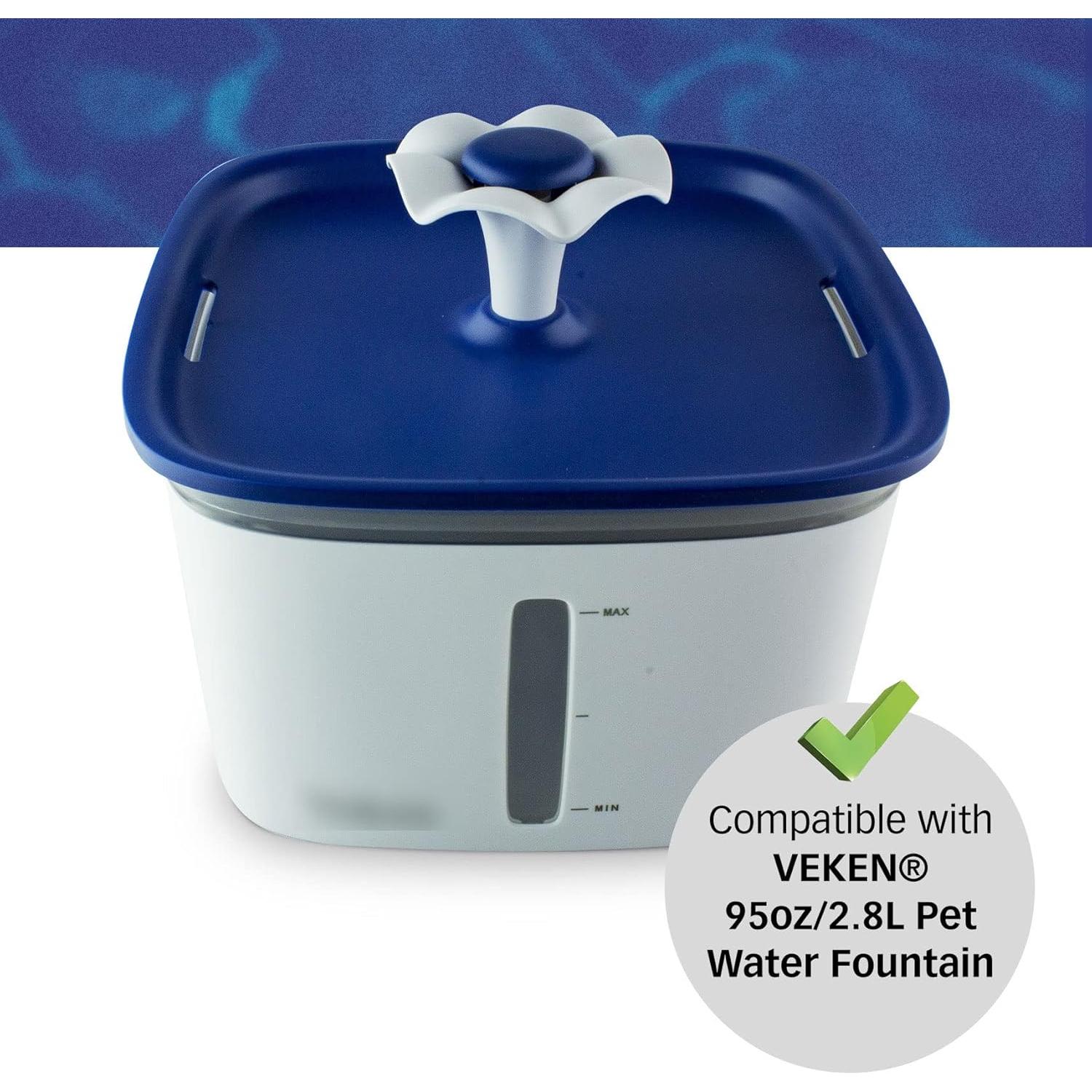 Filtros de Agua PET STANDARD para Fuente VEKEN 2.8L - Paquete de 12