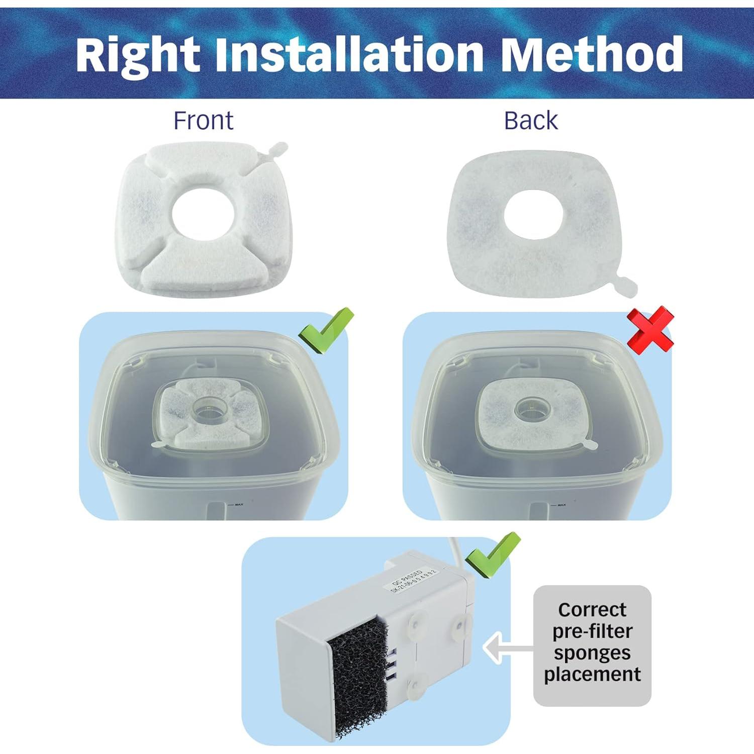 Filtros de Agua PET STANDARD para Fuente VEKEN 2.8L - Paquete de 12