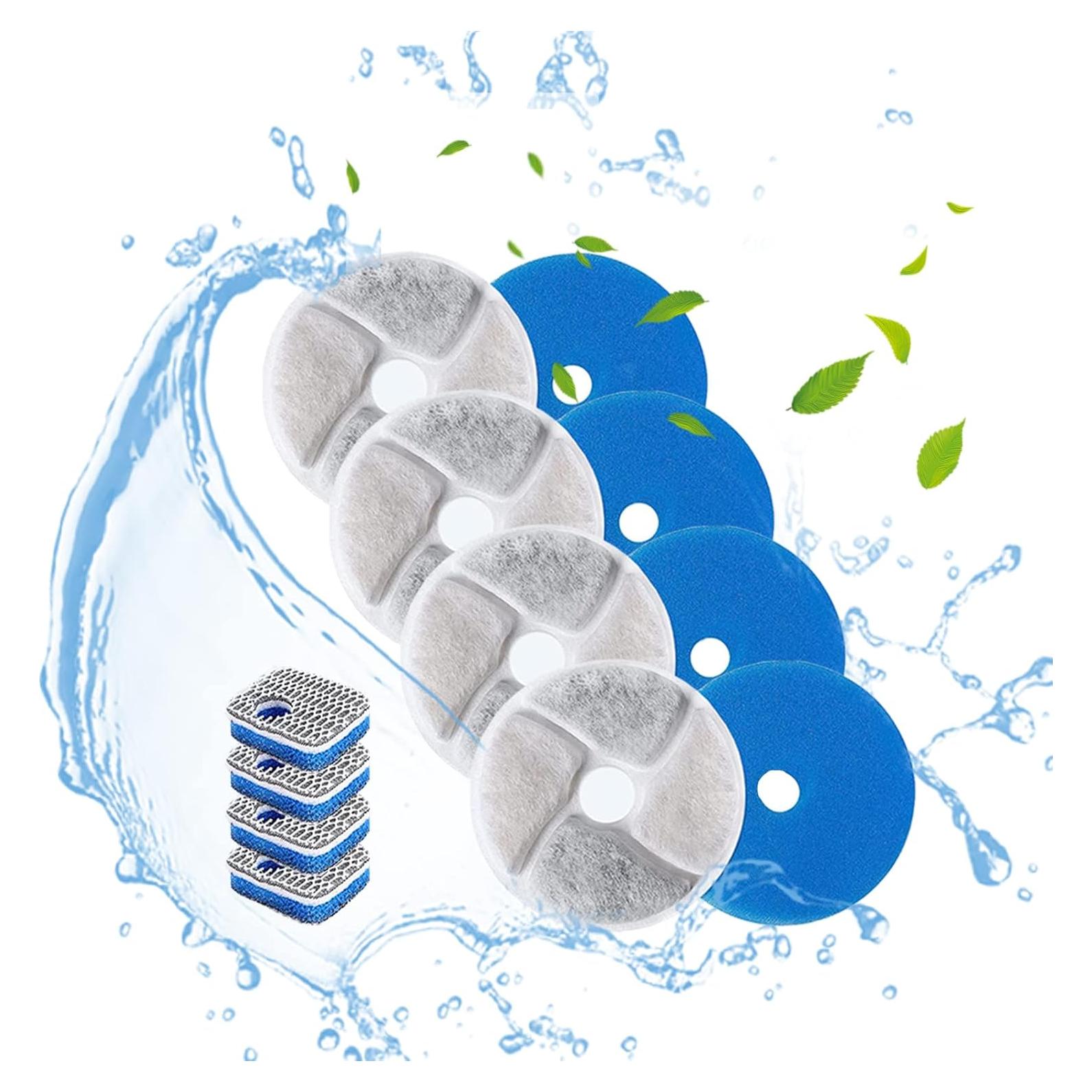 Filtros de Agua para Gatos SORON, 4 Reemplazos 10.5 cm