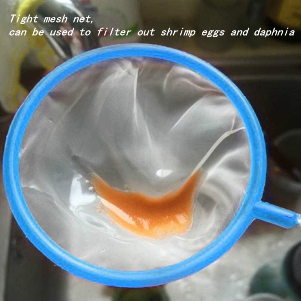 10 Piezas Red de Limpieza Acuario Baihui 25cm Nylon Azul