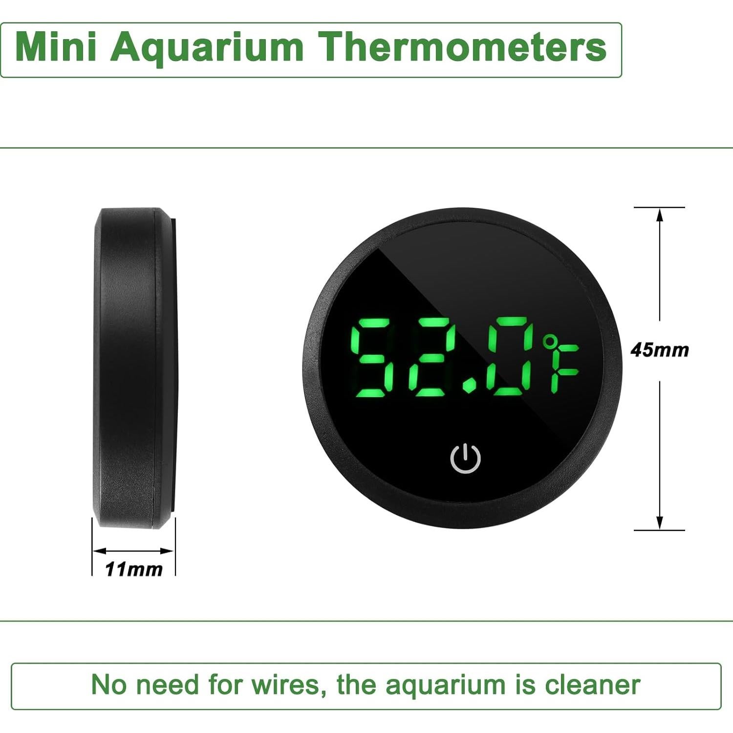 Termómetro Digital para Acuario Weimeltoy LED Preciso ±1°C