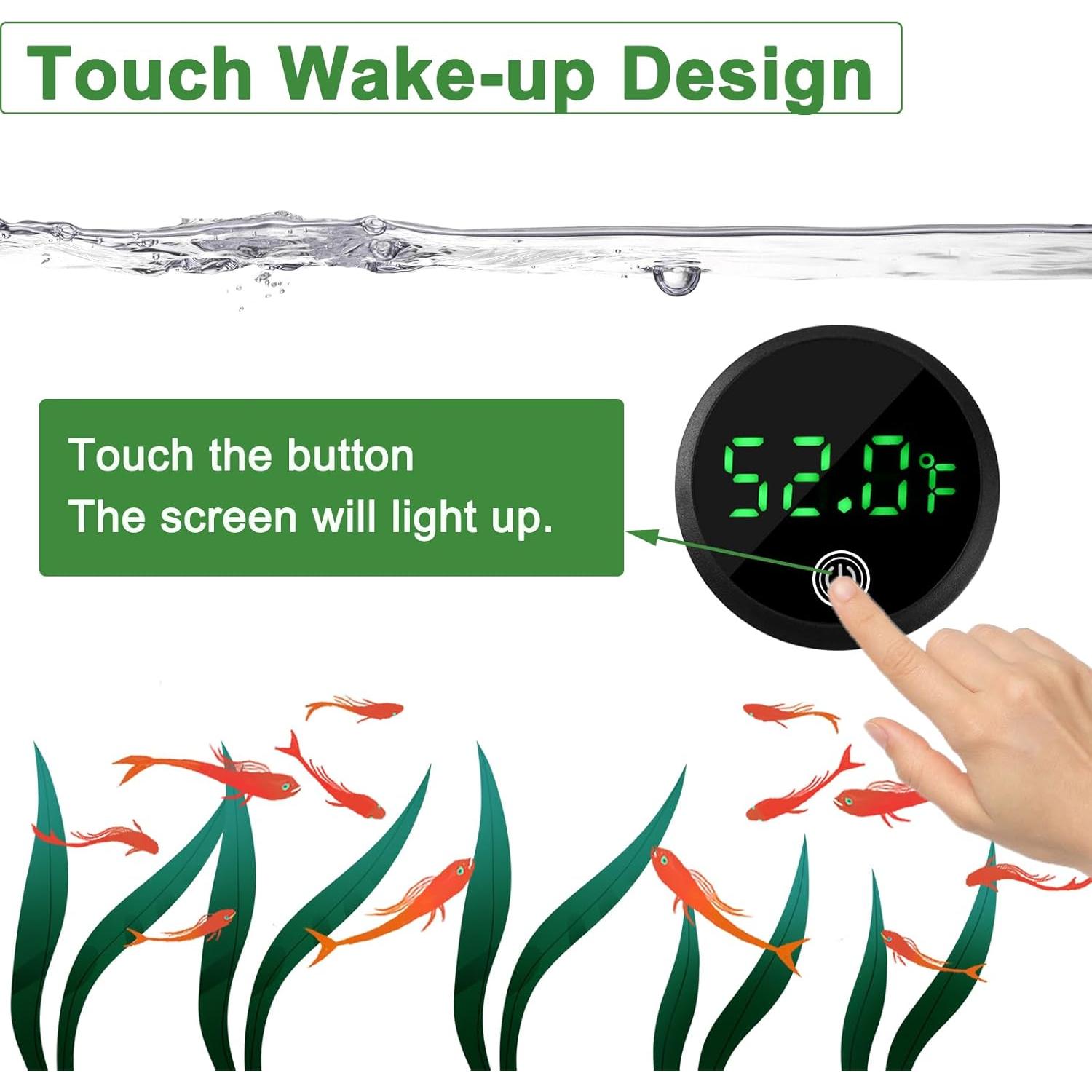 Termómetro Digital para Acuario Weimeltoy LED Preciso ±1°C