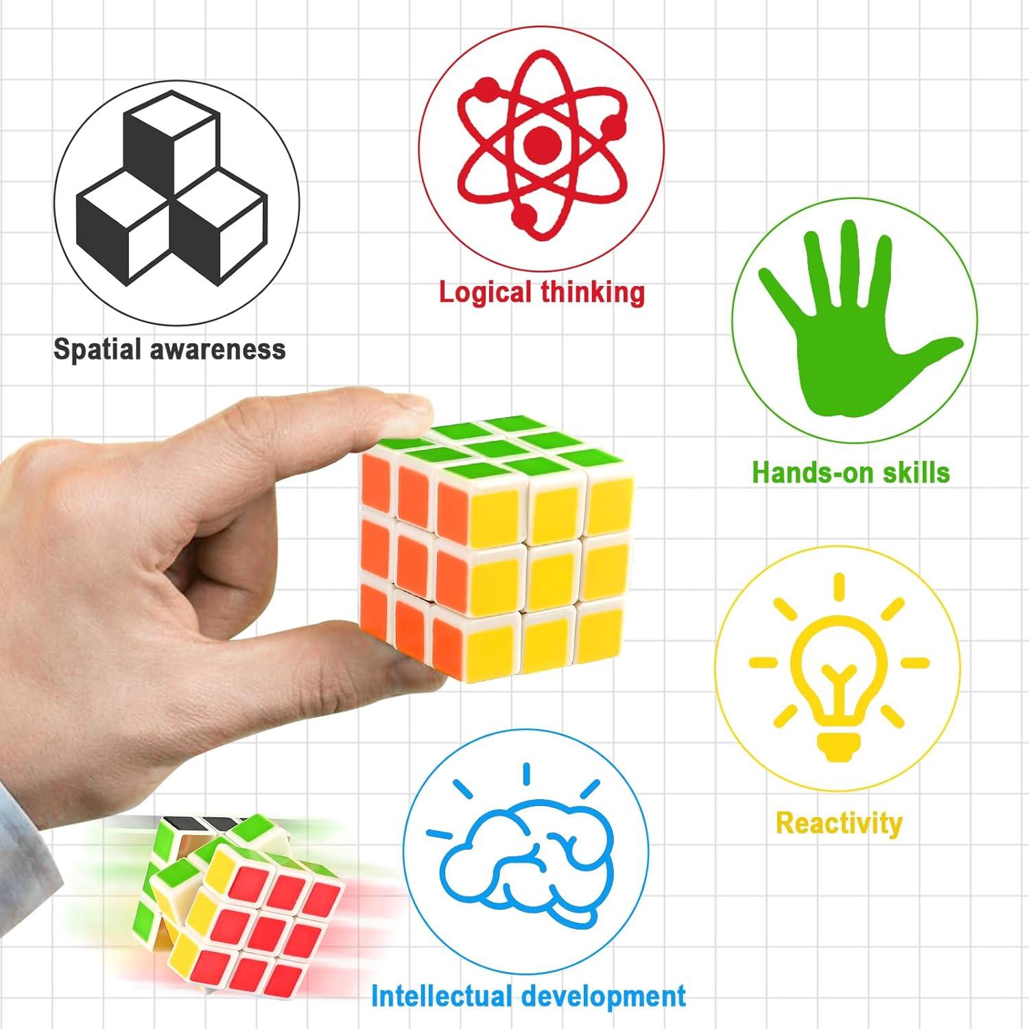 Set de 40 Mini Cubos Puzles GOLDGE 3x3 cm - Regalos Divertidos