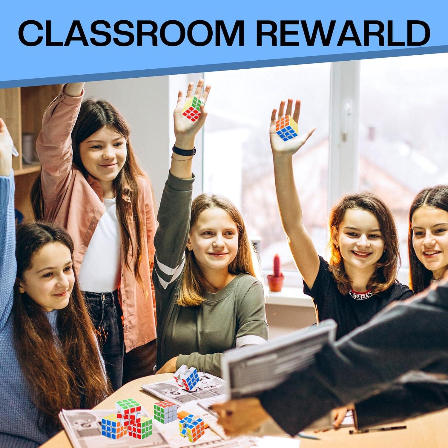 Set de 12 Mini Cubos de Rubik 3x3 para Niños - Juguetes Educativos