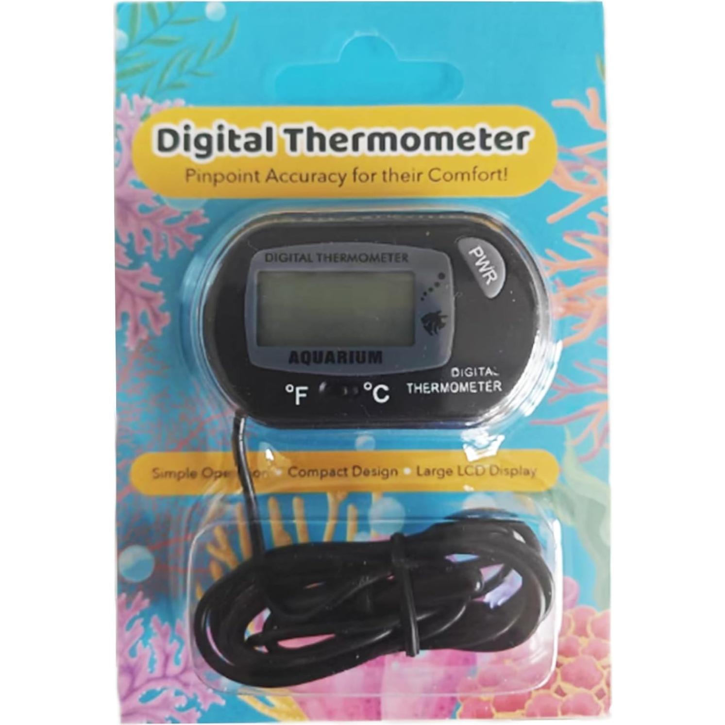 Termómetro Digital SunGrow para Acuario Tropical - 2 Piezas