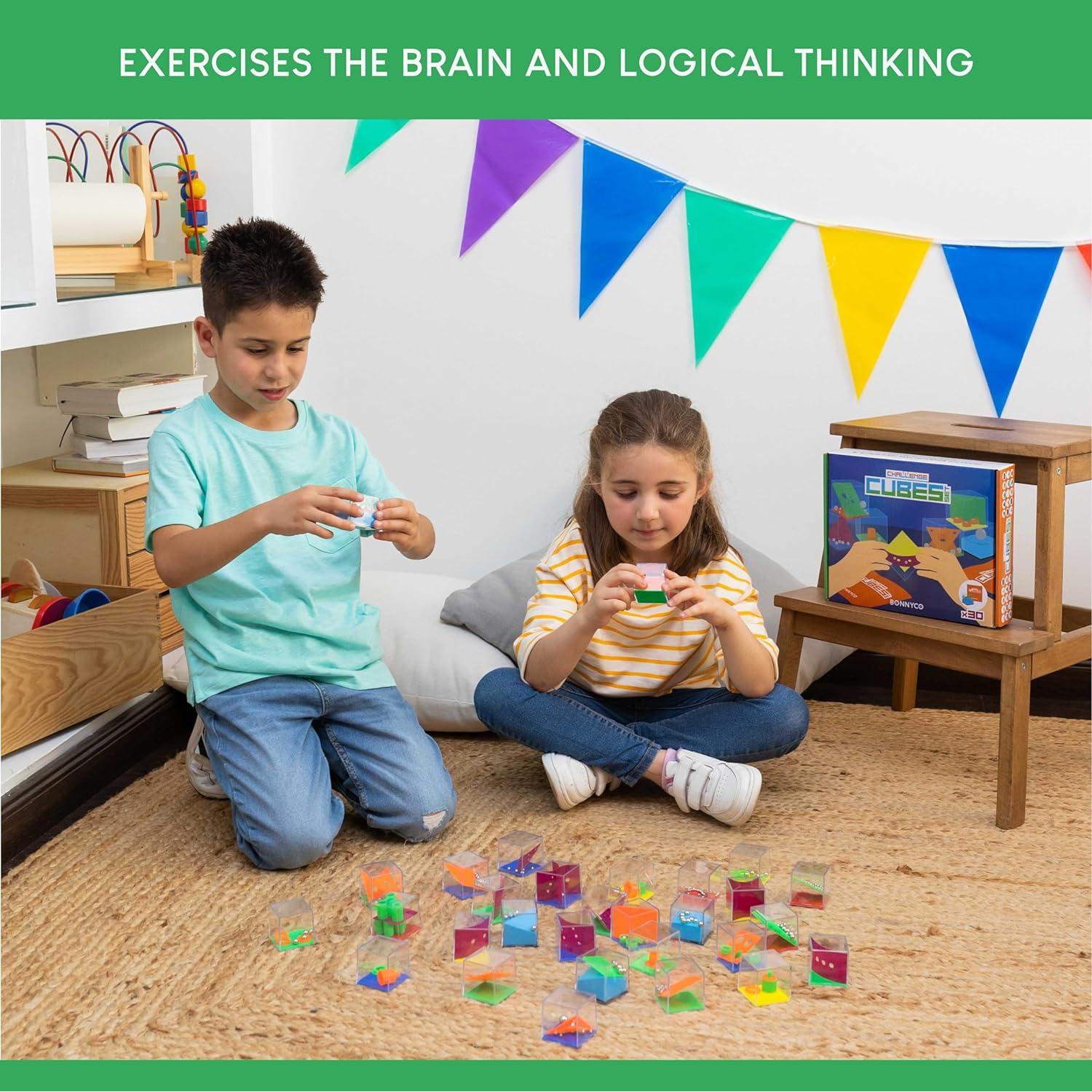 BONNYCO Pack 30 Rompecabezas Mini para Niños 4.06 cm