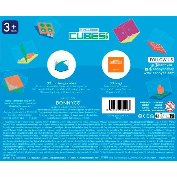 BONNYCO Pack 30 Rompecabezas Mini para Niños 4.06 cm