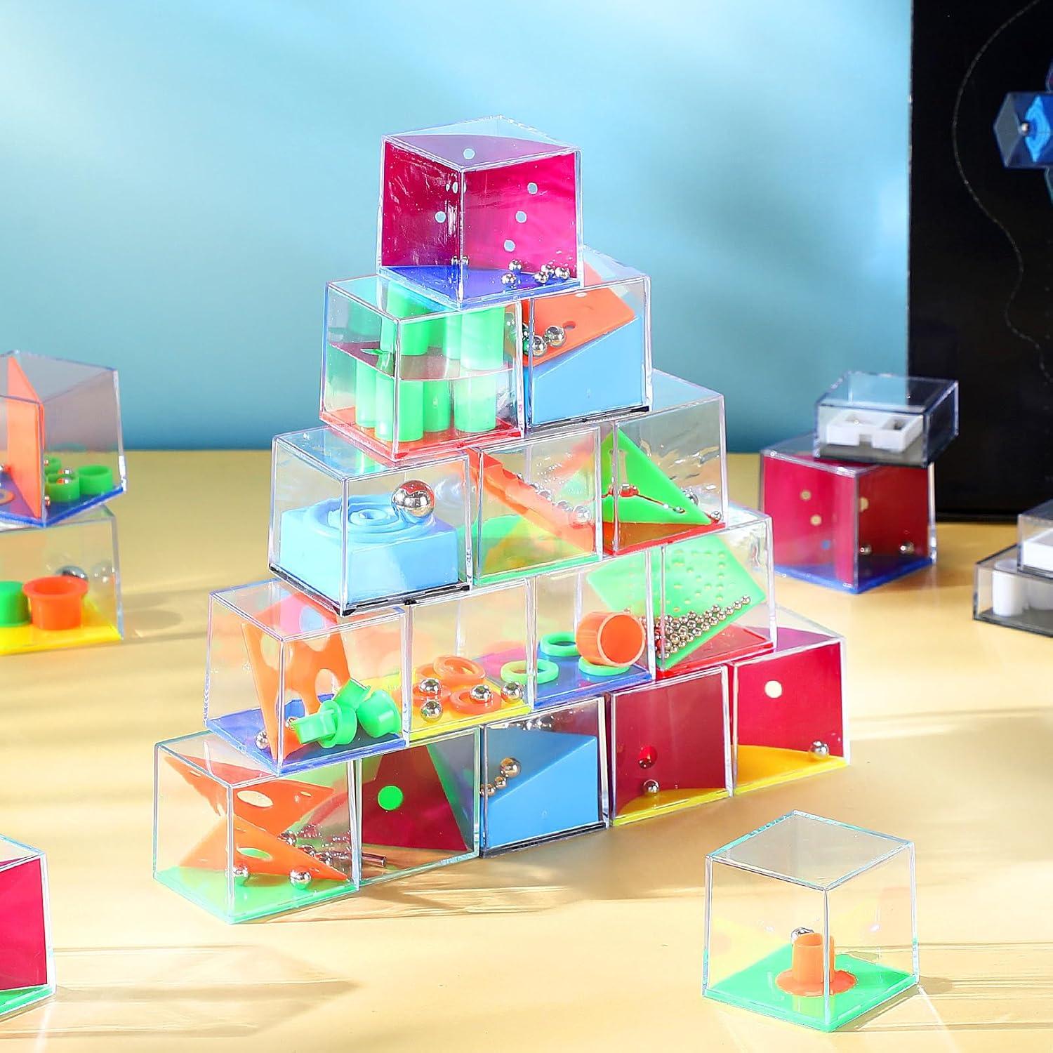 Rompecabezas de Cubos Desafiantes Lenwen 48 Piezas para Fiesta