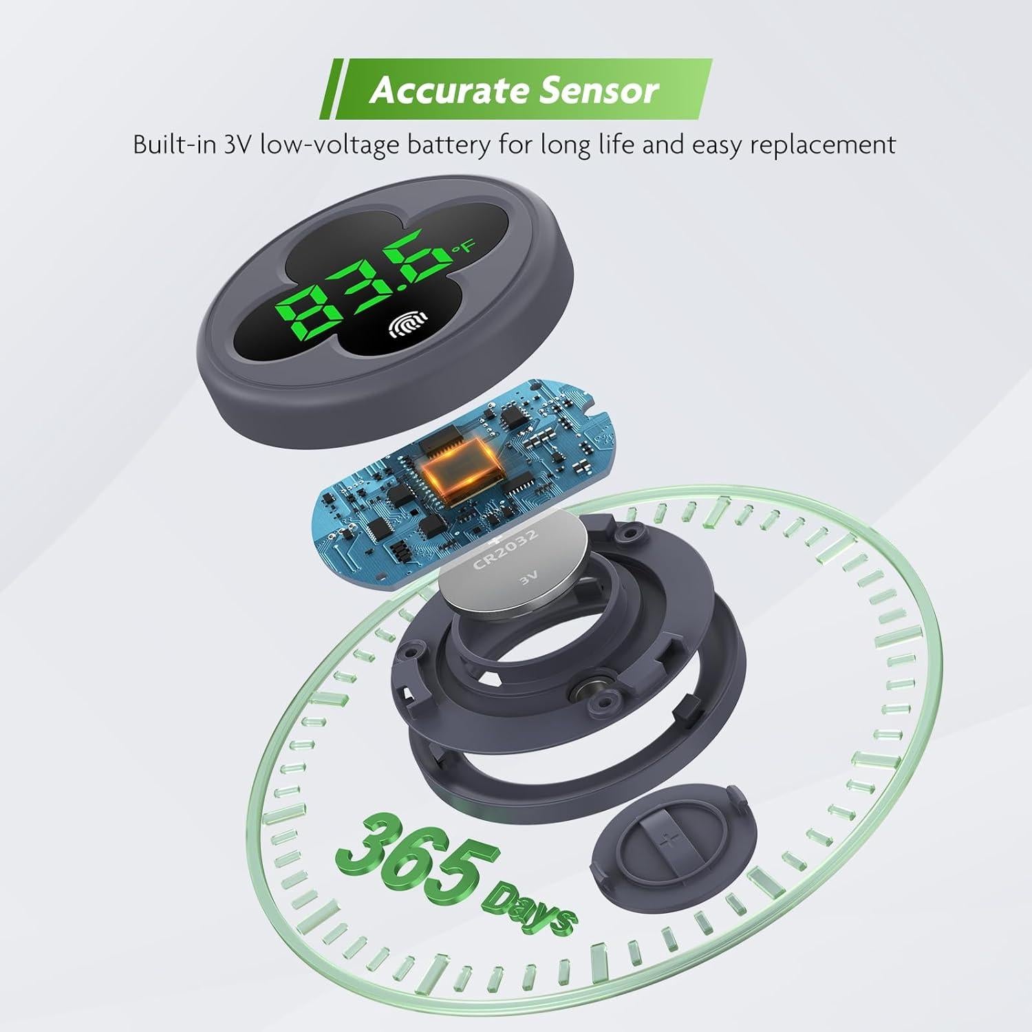 Termómetro Digital PAIZOO para Acuario con Pantalla LED HD