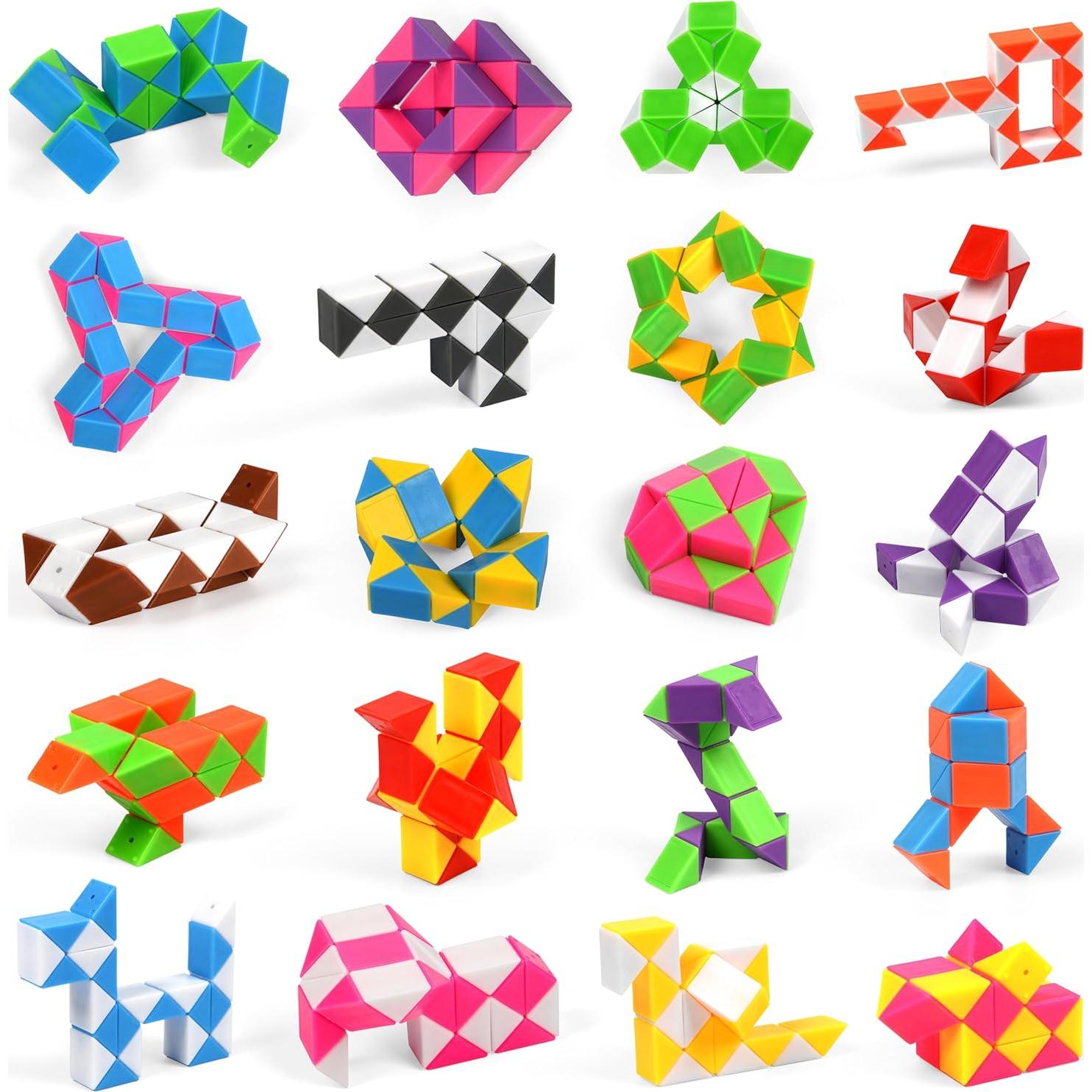 Paquete de 35 Cubos Serpiente Mágicos Neureyte - Juguete Puzzle