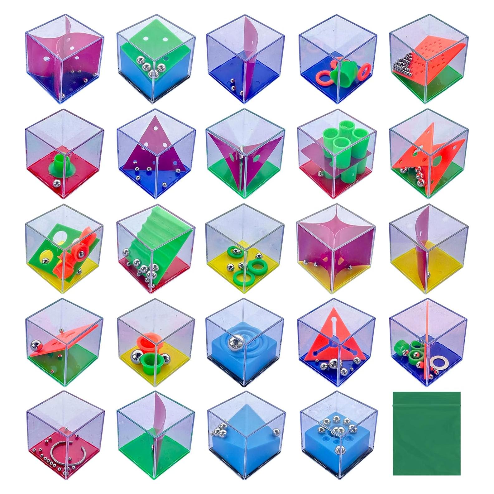 Cubes de Rompecabezas Antiestrés TwCare - Paquete de 24 Juguetes