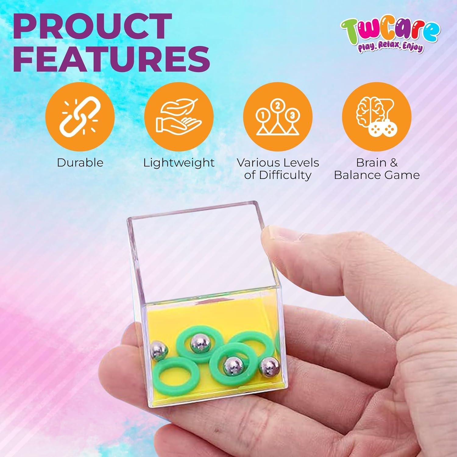 Cubes de Rompecabezas Antiestrés TwCare - Paquete de 24 Juguetes