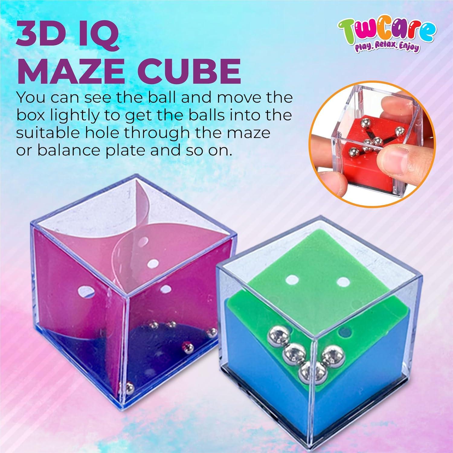 Cubes de Rompecabezas Antiestrés TwCare - Paquete de 24 Juguetes