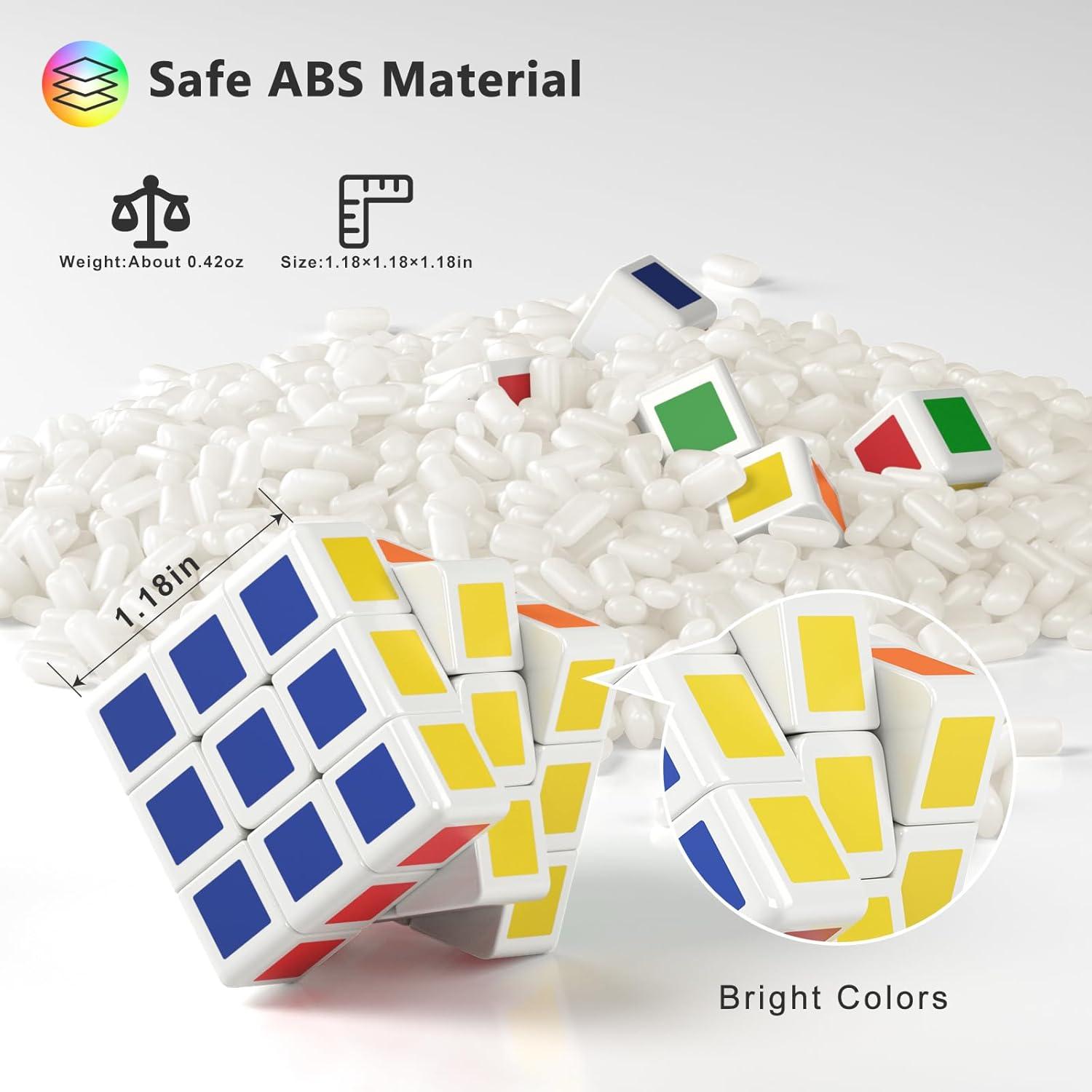 Paquete de 32 Mini Cubos de Rompecabezas TBFUNNY 3x3 para Niños