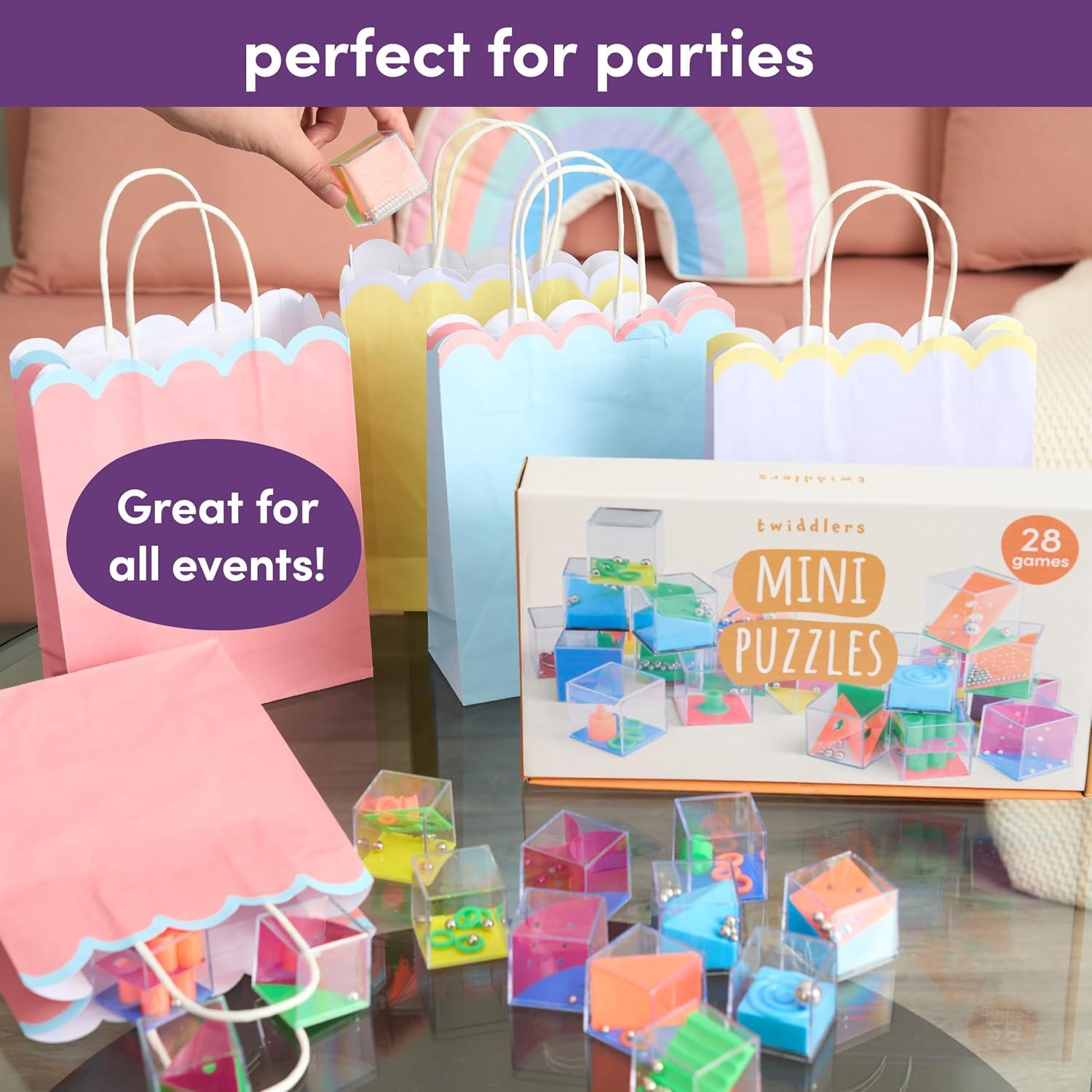 Pack de 28 Mini Cubos de Rompecabezas The Twiddlers - Juguetes Educativos