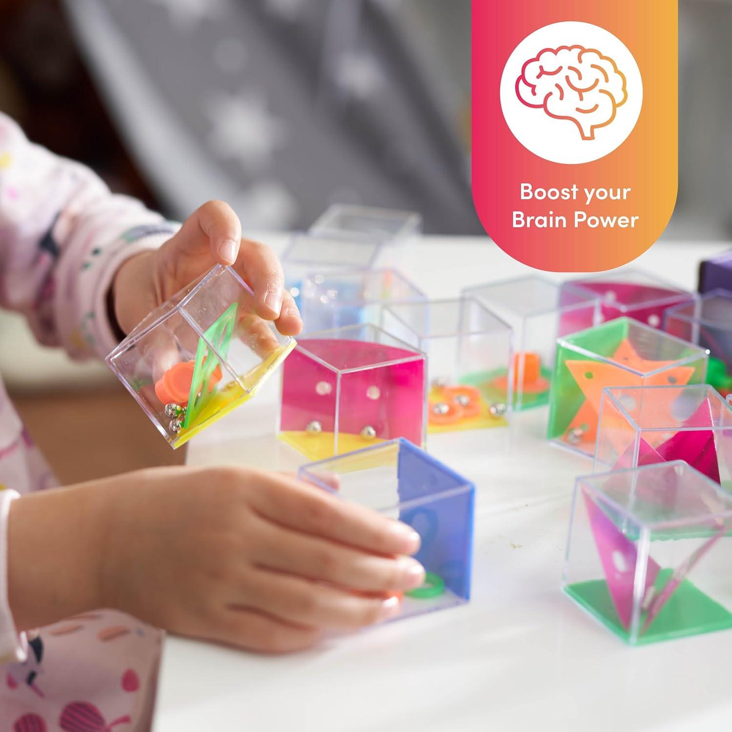 Pack de 28 Mini Cubos de Rompecabezas The Twiddlers - Juguetes Educativos