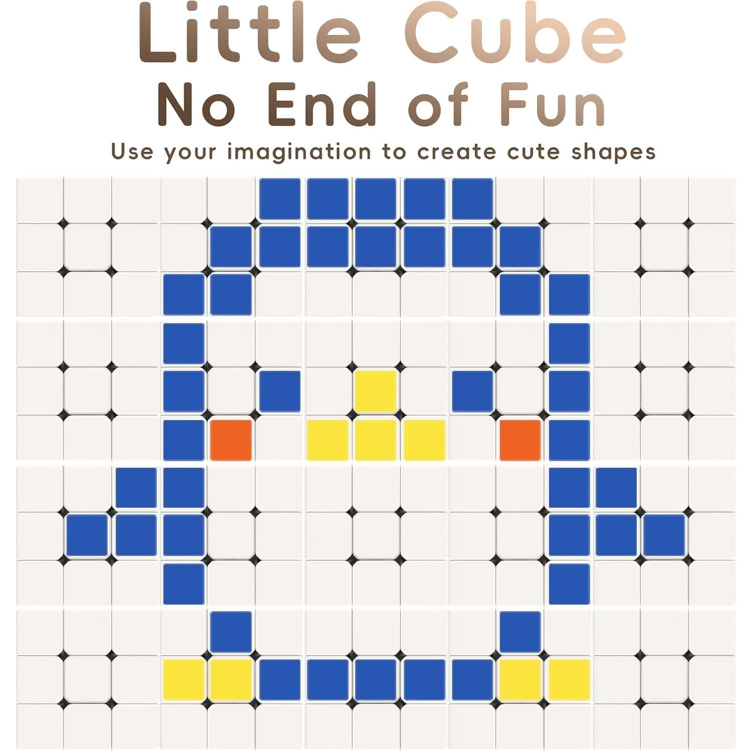 Mini Cubos de Rompecabezas FIVEDAOGANG - Paquete de 24, 3 cm