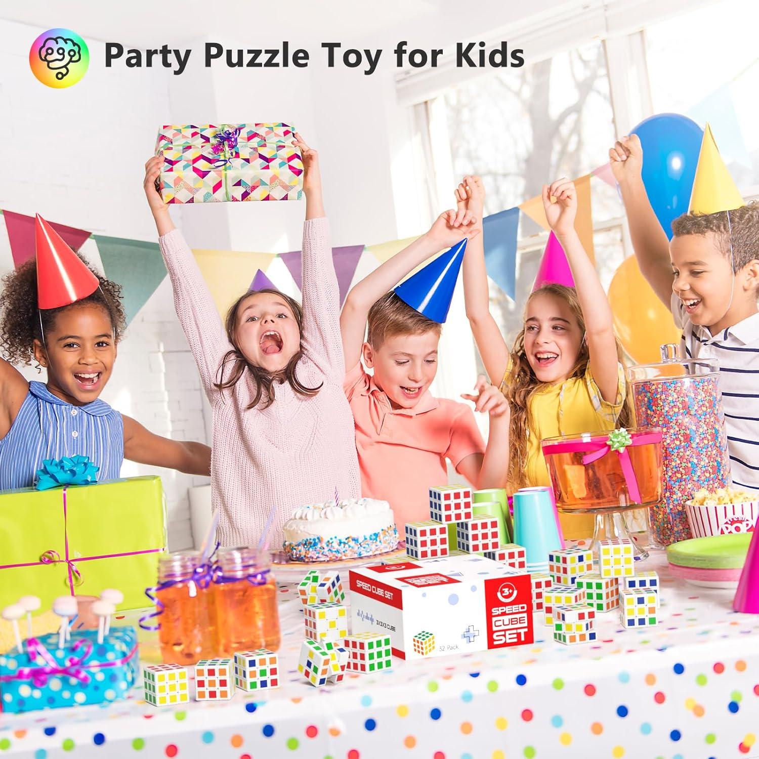 32 Mini Cubos Rompecabezas Vdealen 3x3 para Niños - 3 cm