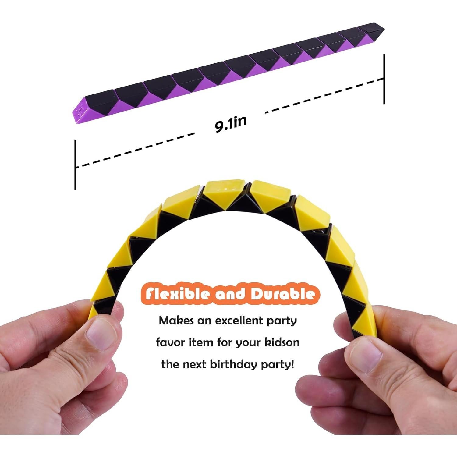 30 Mini Cubos de Serpiente Antiestrés Ganowo para Niños