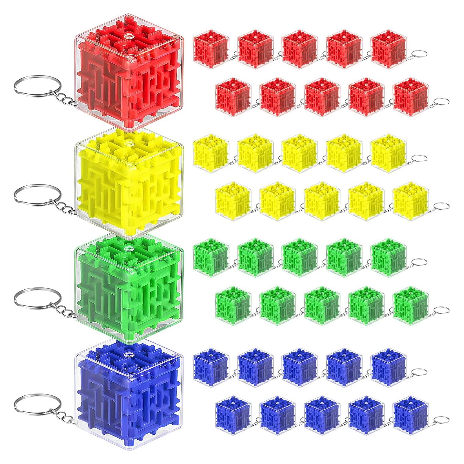 50 Piezas Juguete Rompecabezas Laberinto 3D Halloscume 3 cm