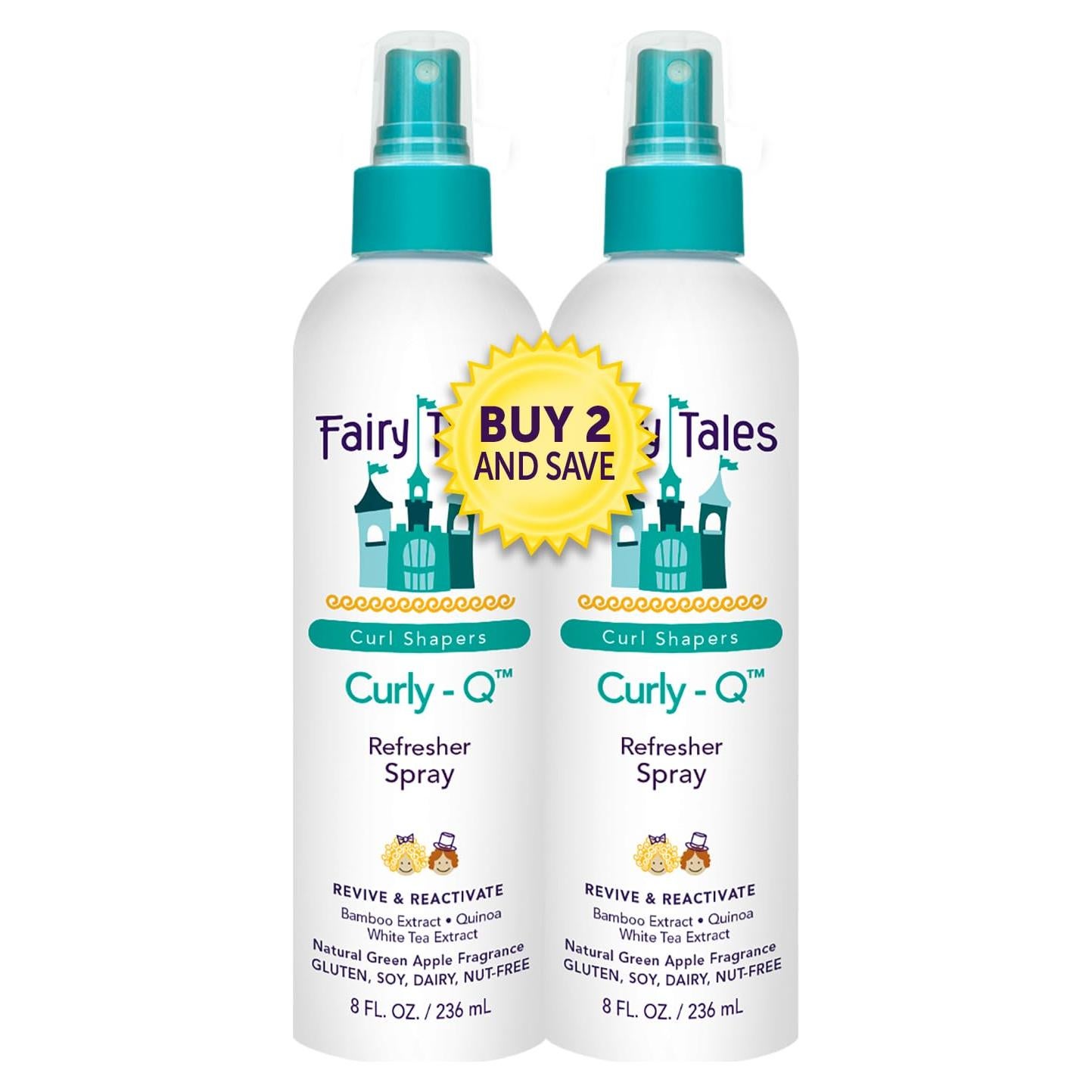 Spray Definidor de Rizos Fairy Tales Curly-Q 2x236ml