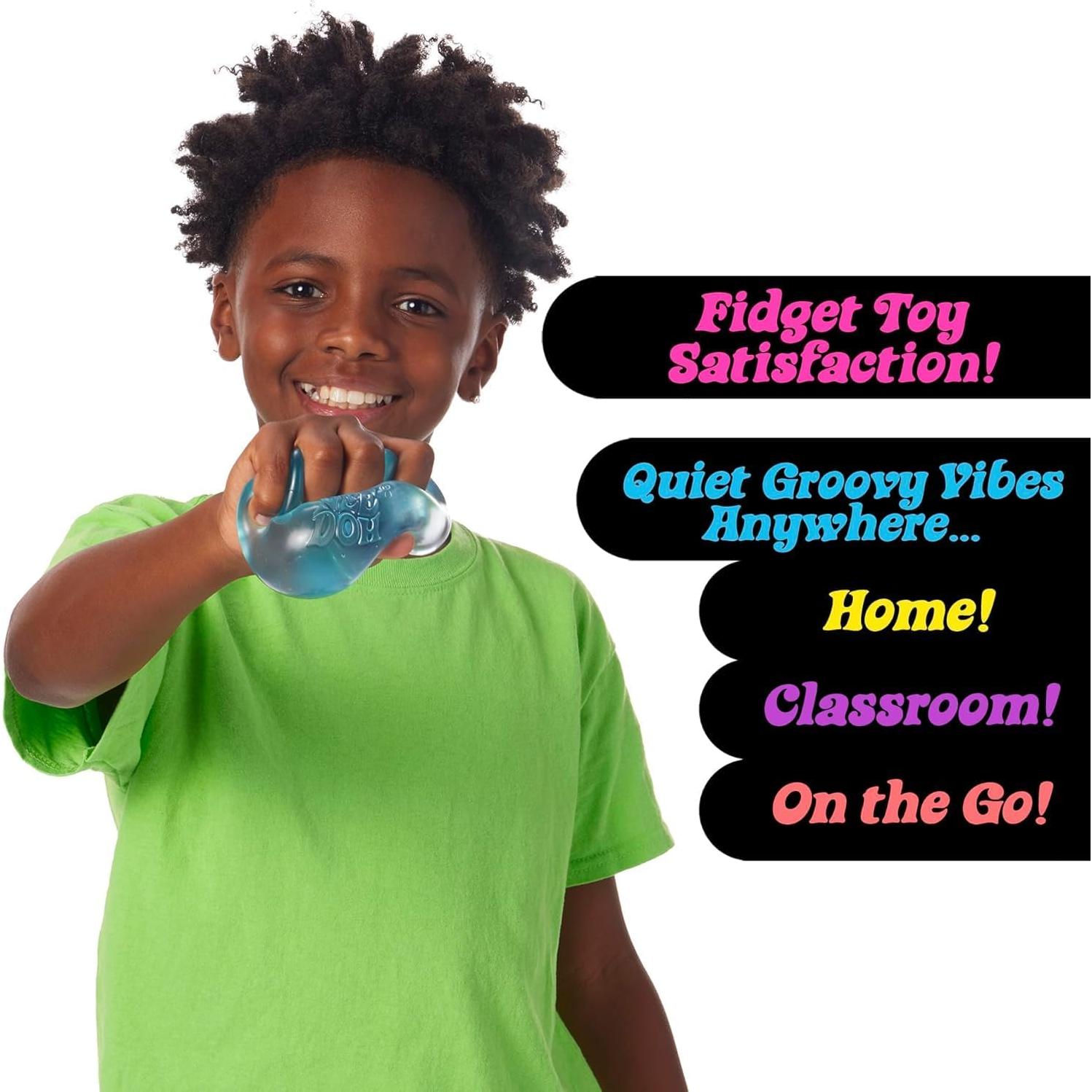 Cubo Antiestrés Schylling NeeDoh Azul - Juguete Sensorial 5.72 cm