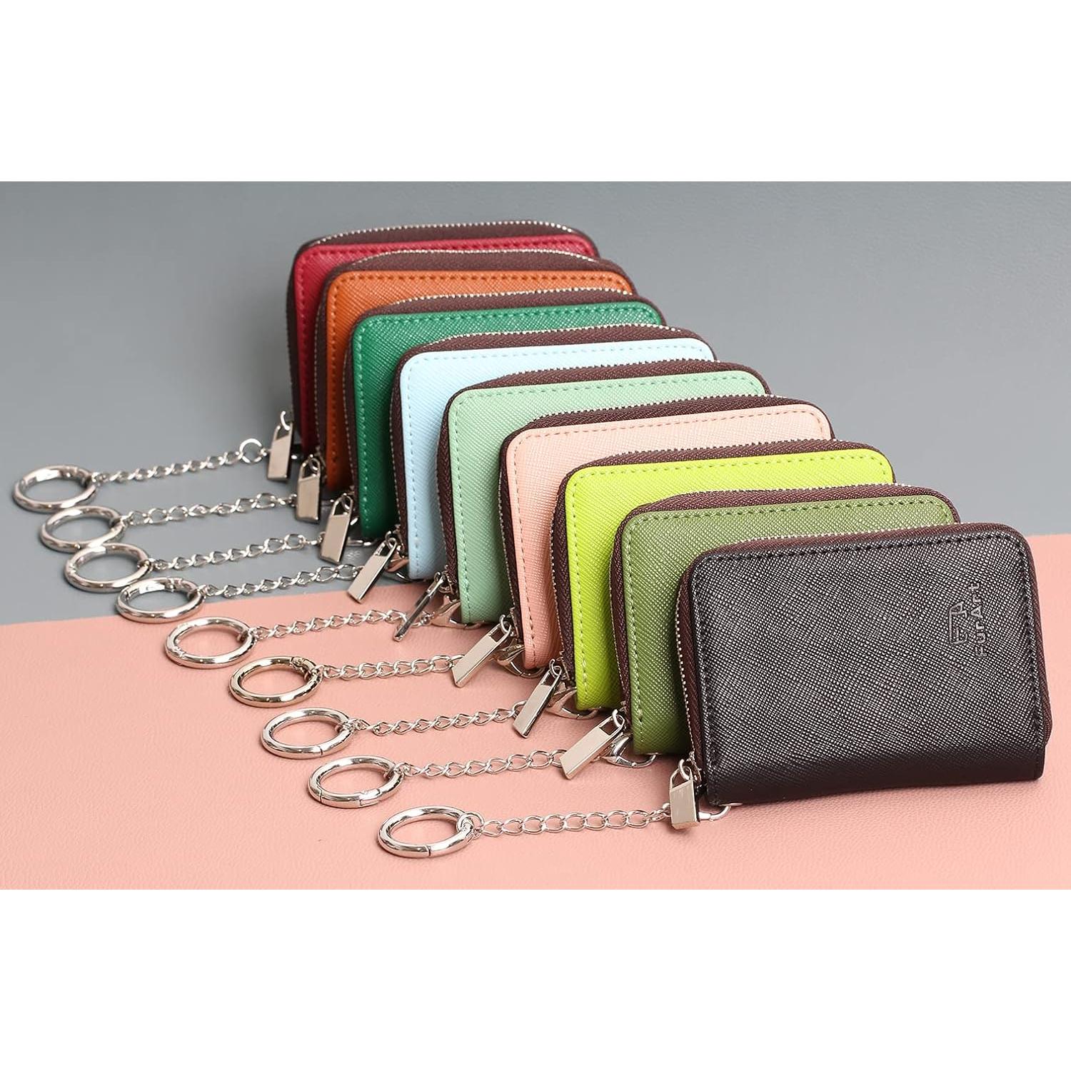 Cartera Compacta FurArt para Mujeres con Bloqueo RFID