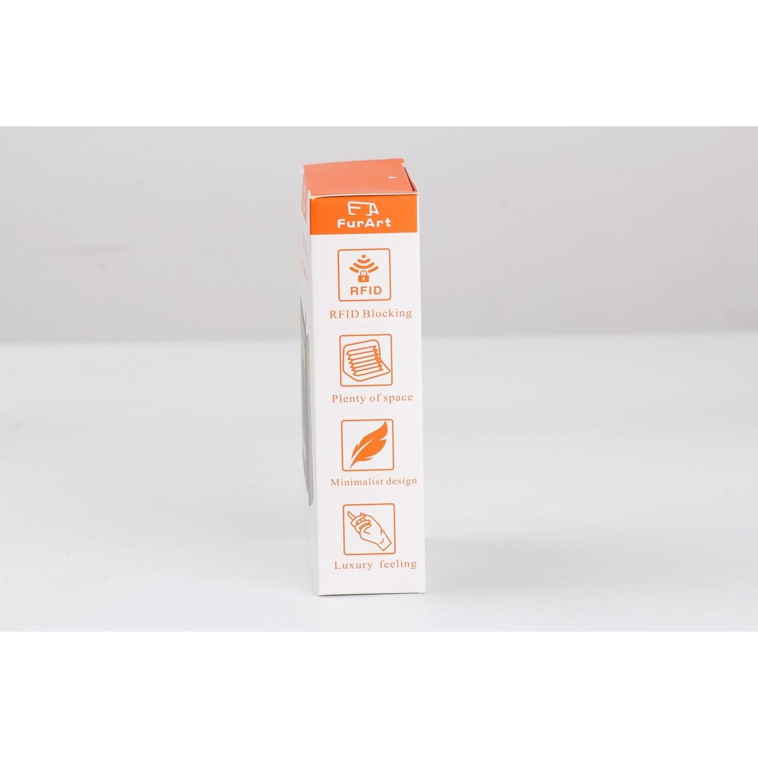 Cartera Compacta FurArt para Mujeres con Bloqueo RFID