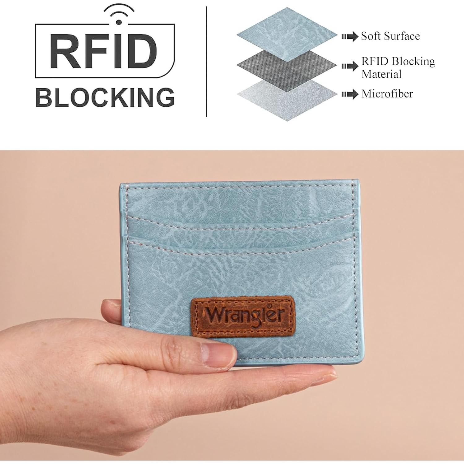 Titular de Tarjeta RFID Mujer Montana West Minimalista