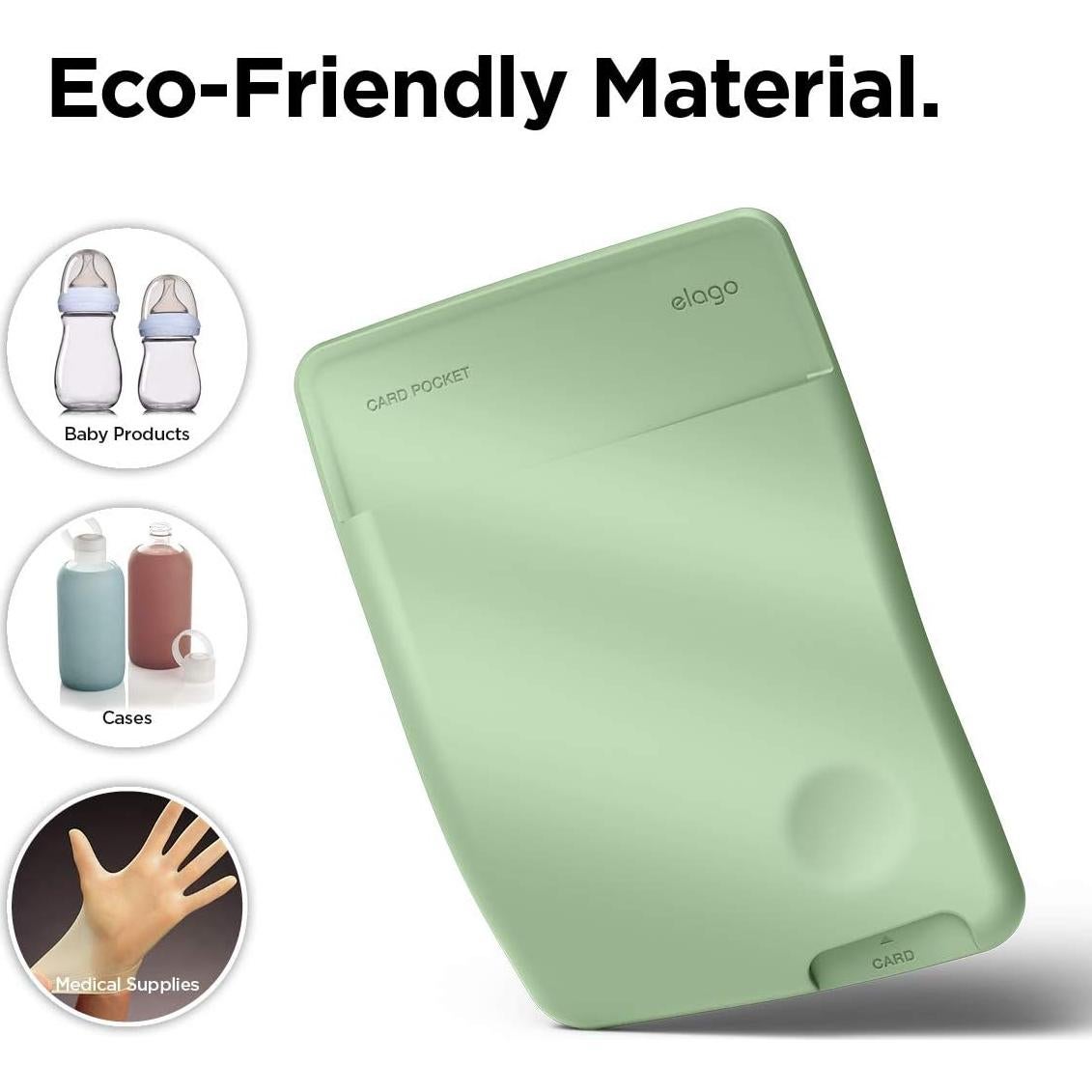 Soporte para Tarjetas elago EPOCKET-PGR Verde Pastel