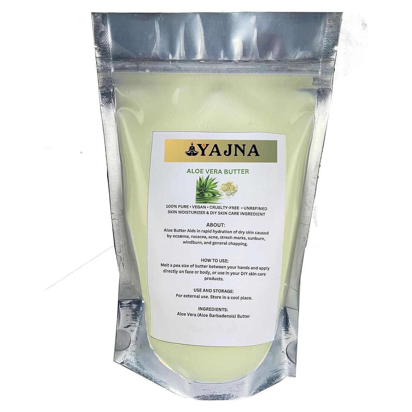 Mantequilla de Aloe Vera Orgánica 100% Pura 115g - Hidratante