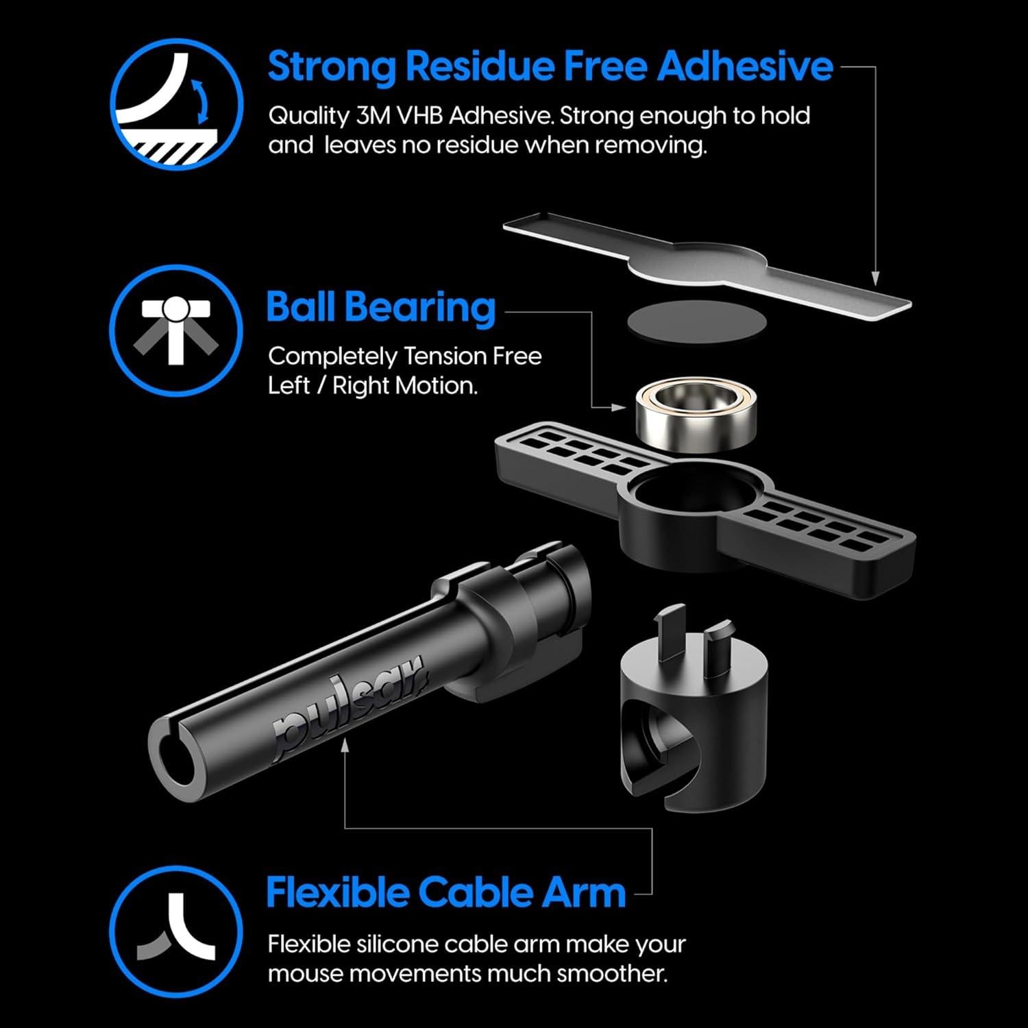 Soporte de Ratón Pulsar Gaming Gears Micro Bungee ES