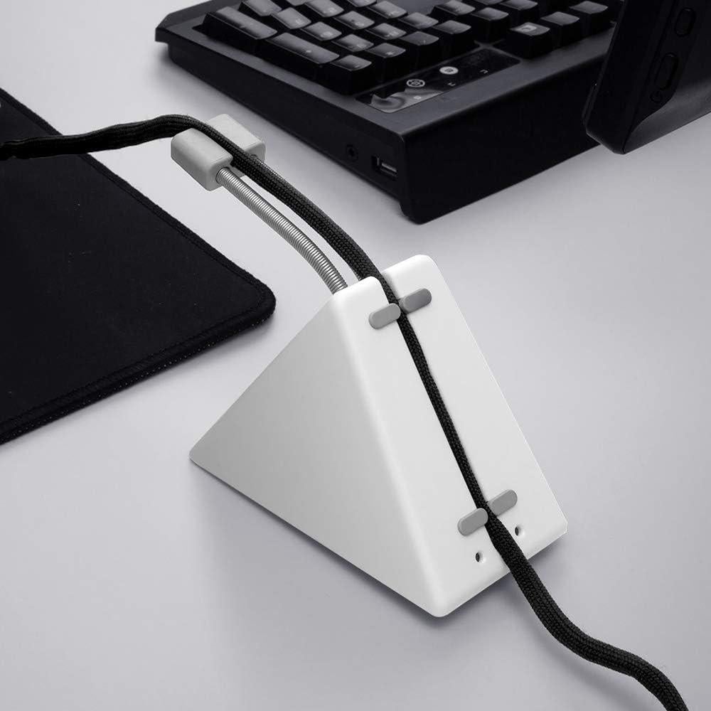 Soporte para Cable de Ratón Hotline Games Bungee Clip 10cm Blanco