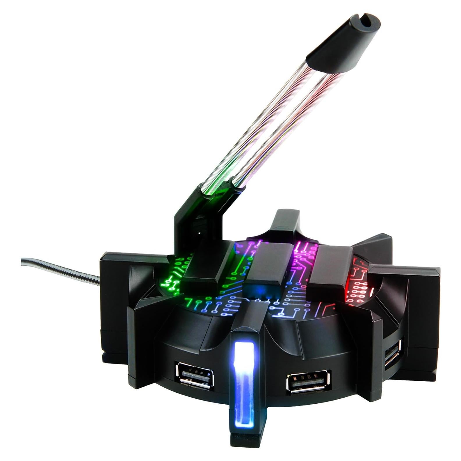 Soporte para Ratón Gaming ENHANCE con Hub USB y LED