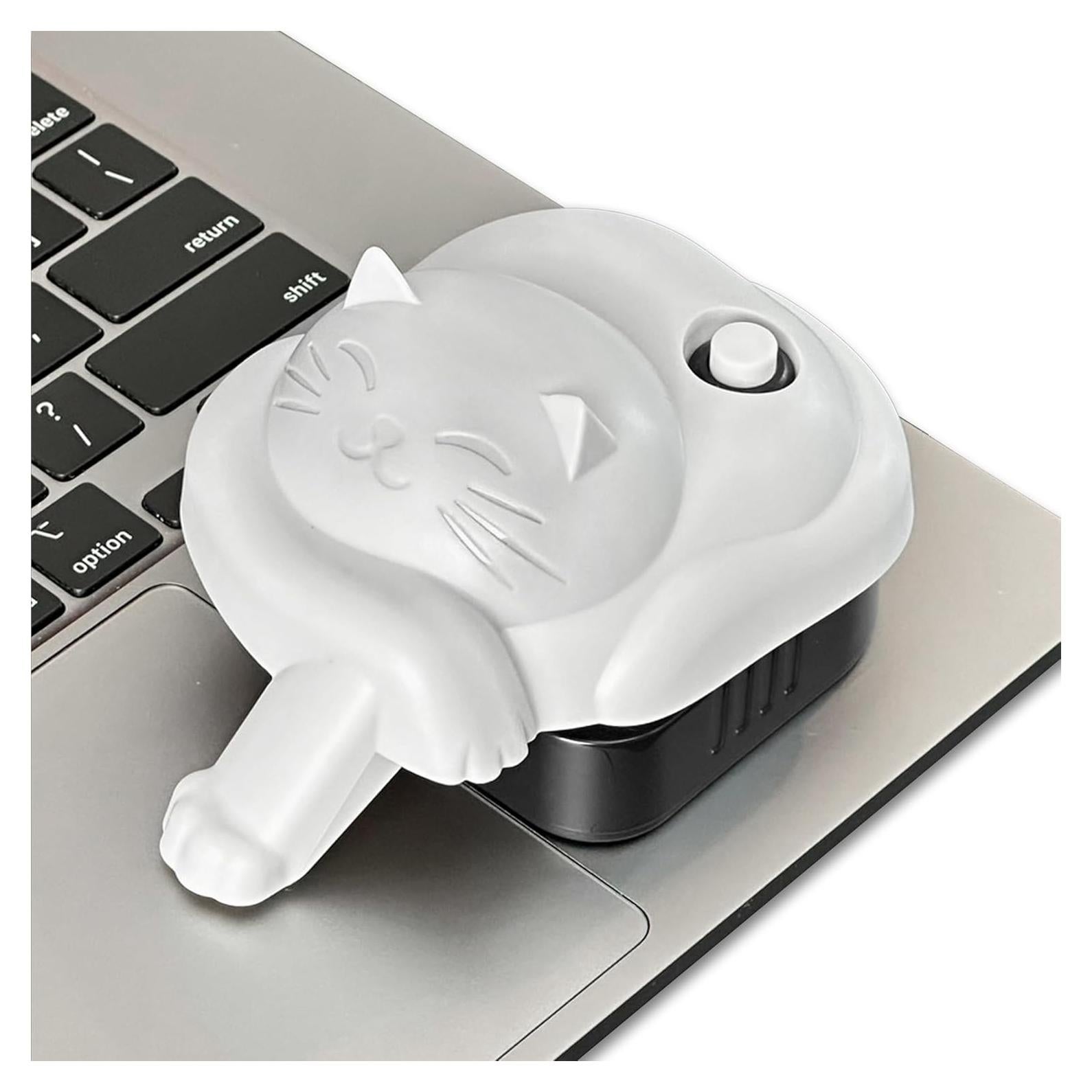 Jiggler de Touchpad Inalámbrico Work-Life Balance Gato Gris
